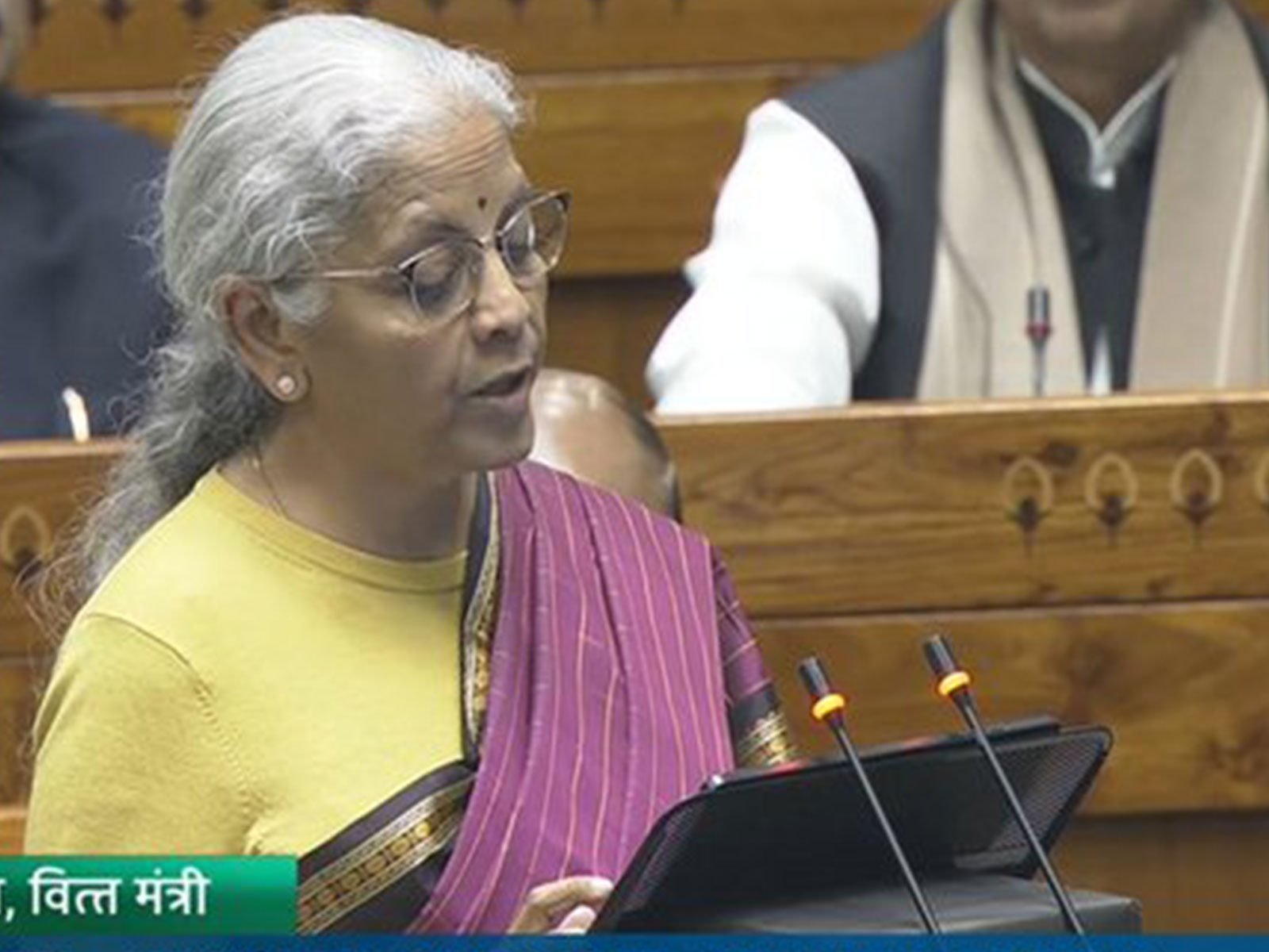 Union Finance Minister Nirmala Sitharaman (Photo: Sansad TV)
