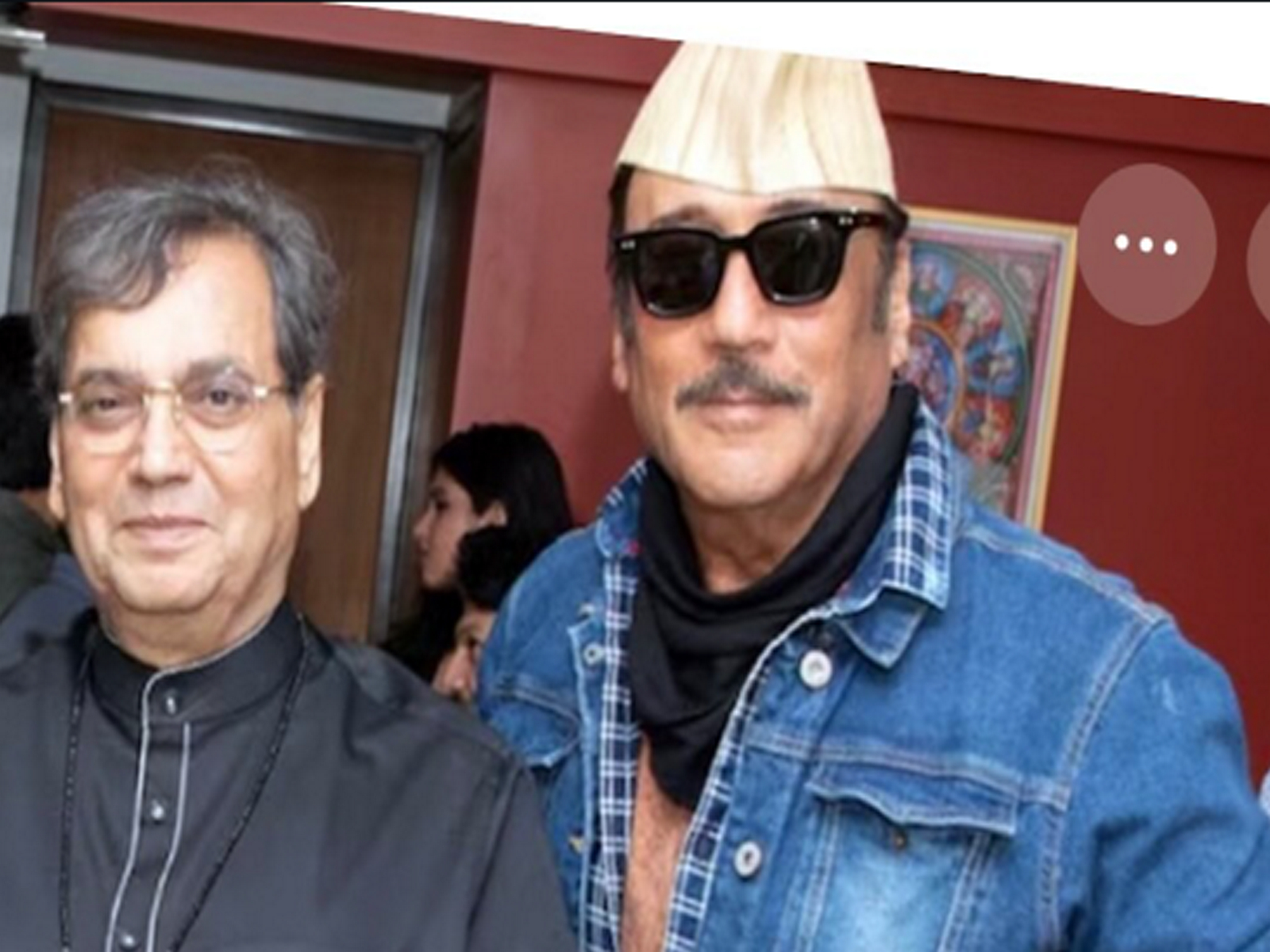 Subhash Ghai and Jackie Shroff (Photo/instagram/@subhashghai1)