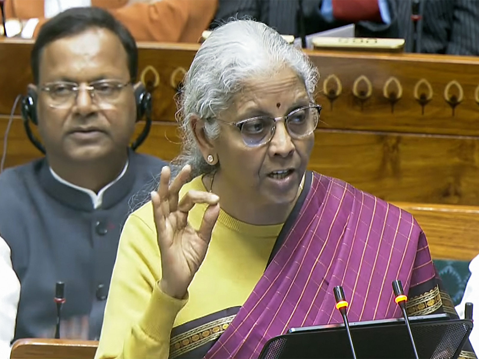 Union Finance Minister Nirmala Sitharaman (Photo/ Sansad TV) Union Finance Minister Nirmala Sitharaman (Photo/ Sansad TV)