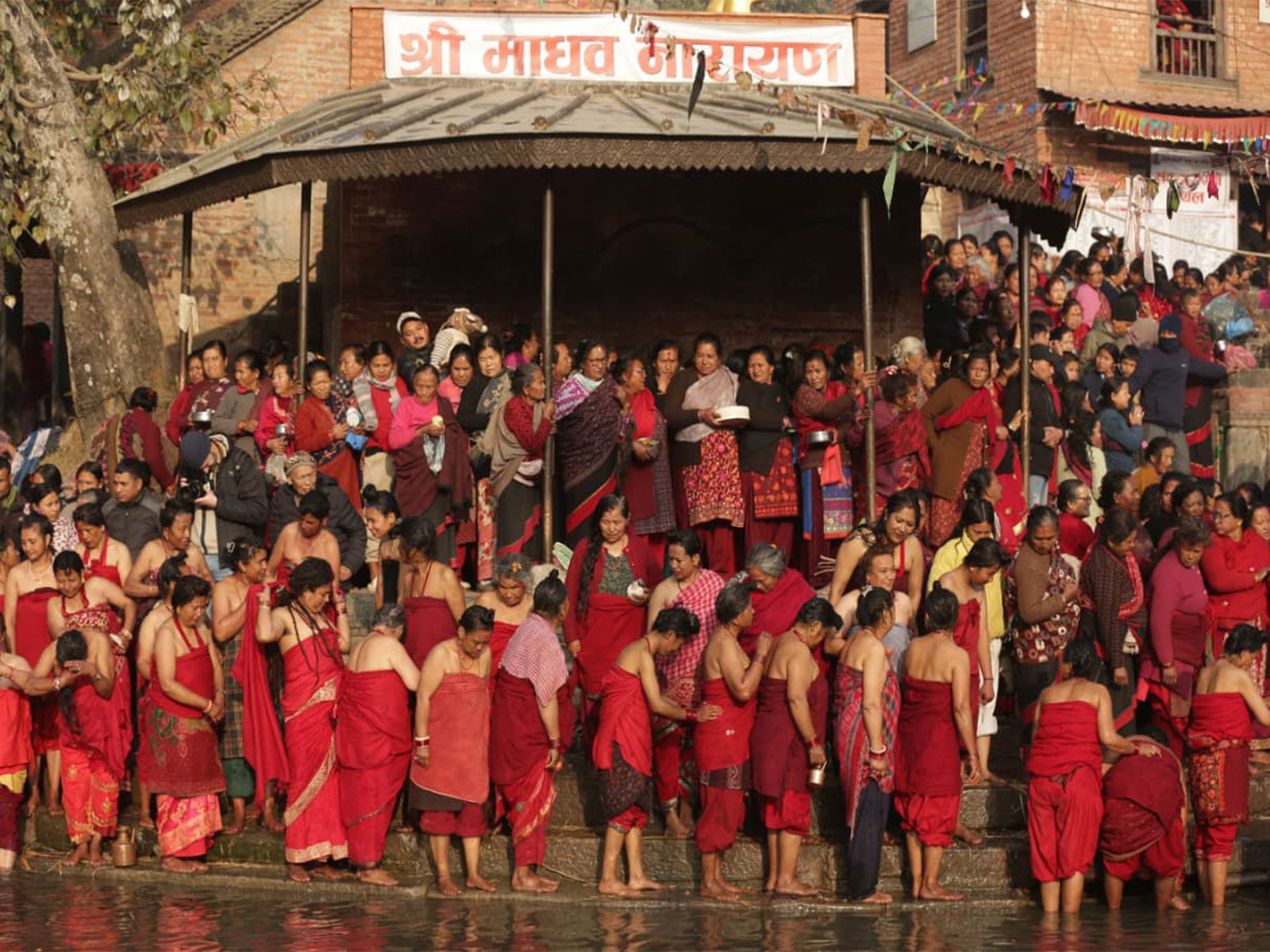 Devotees perform ritual bath in Nepal (Photos/ANI)