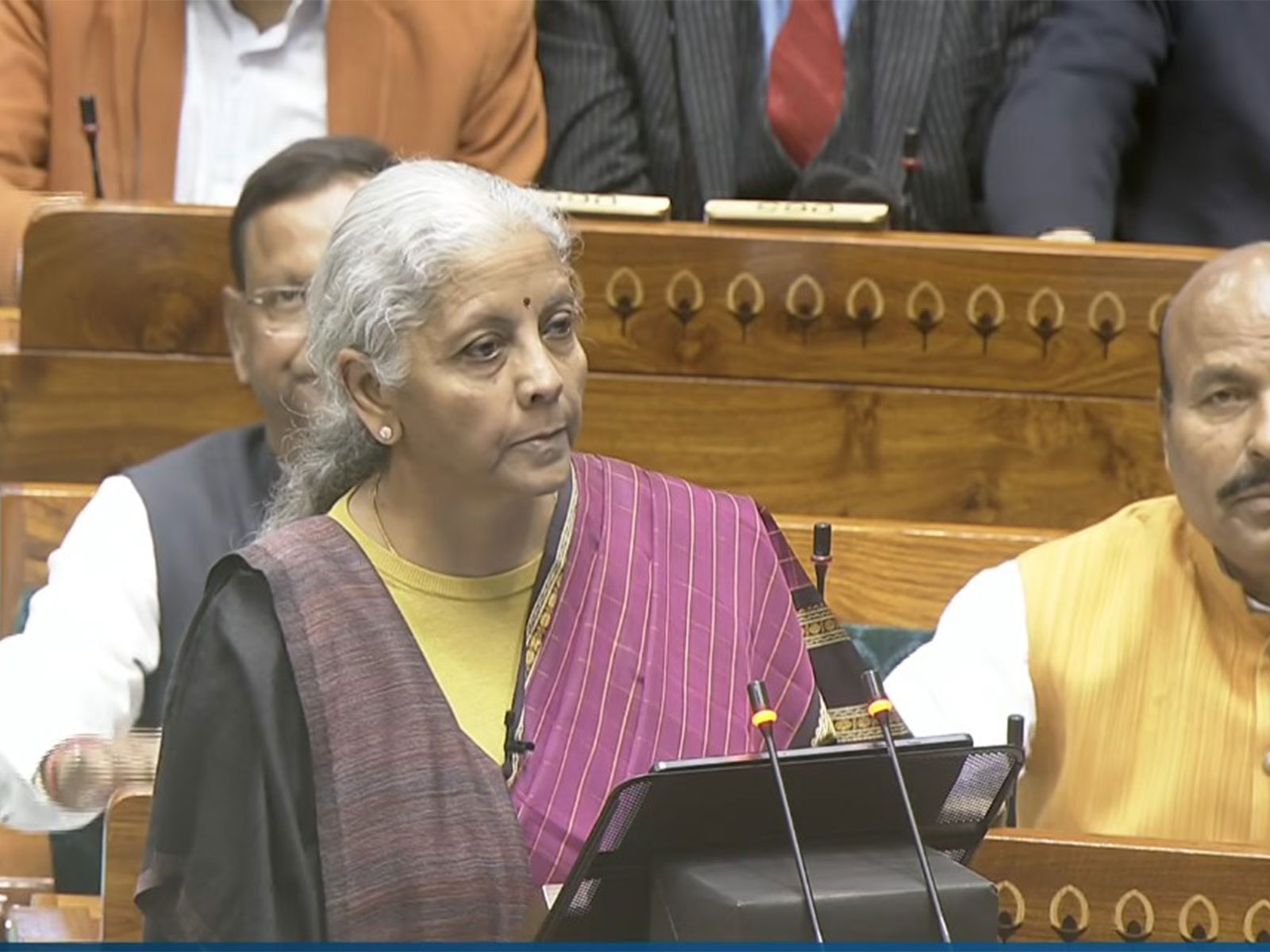 Union Finance Minister Nirmala Sitharaman (Photo/Sansad Tv)