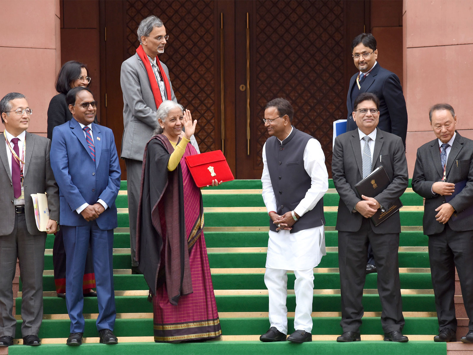 Nirmala Sitharaman presented her record-setting 9th consecutive Union Budget. (Photo: ANI)