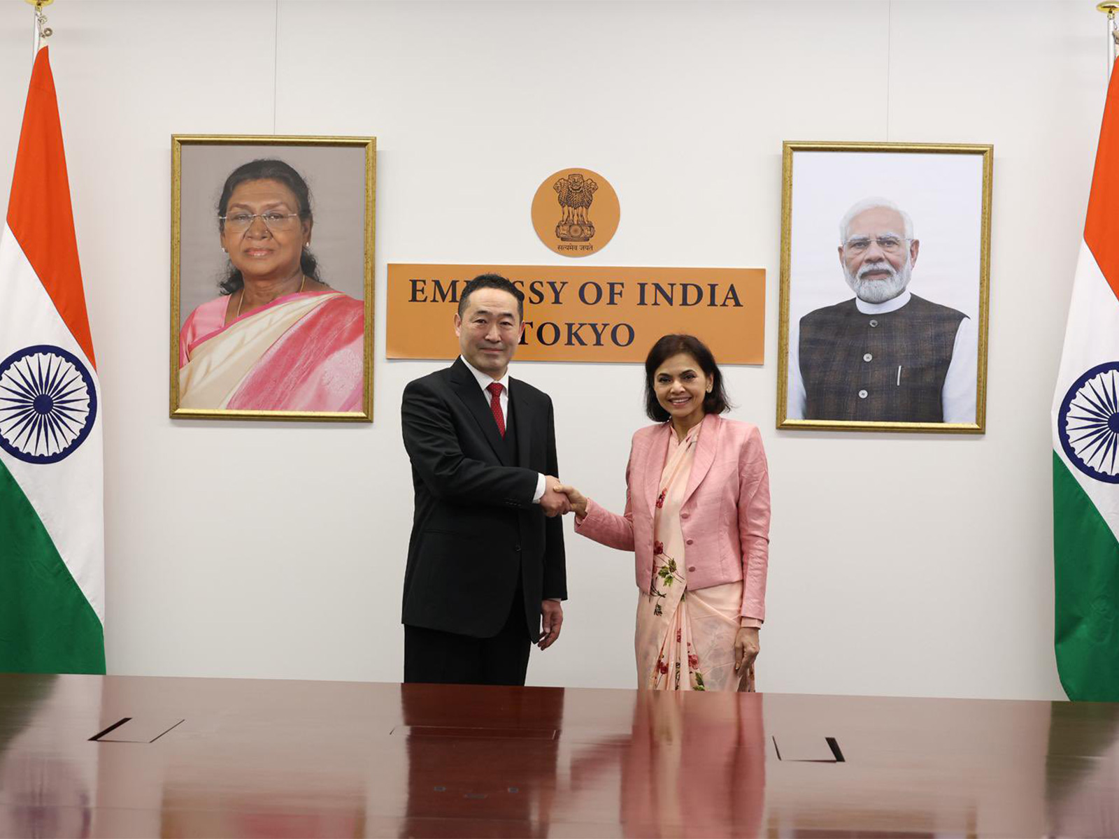 Nagma Mohamed Mallick (Photo/@IndianEmbTokyo)