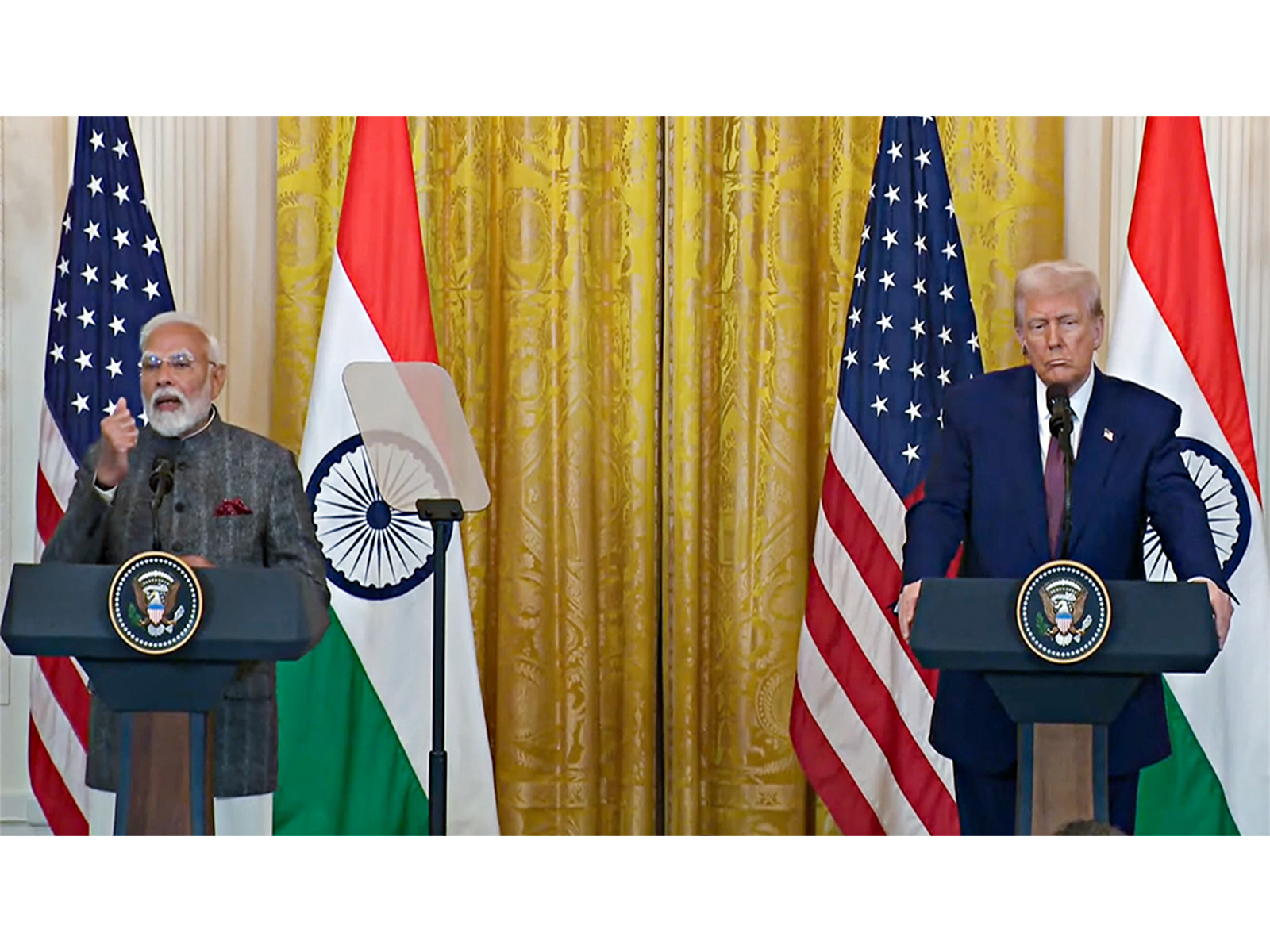 Prime Minister Narendra Modi and US President Donald Trump (Photo/ANI) Prime Minister Narendra Modi and US President Donald Trump (Photo/ANI)