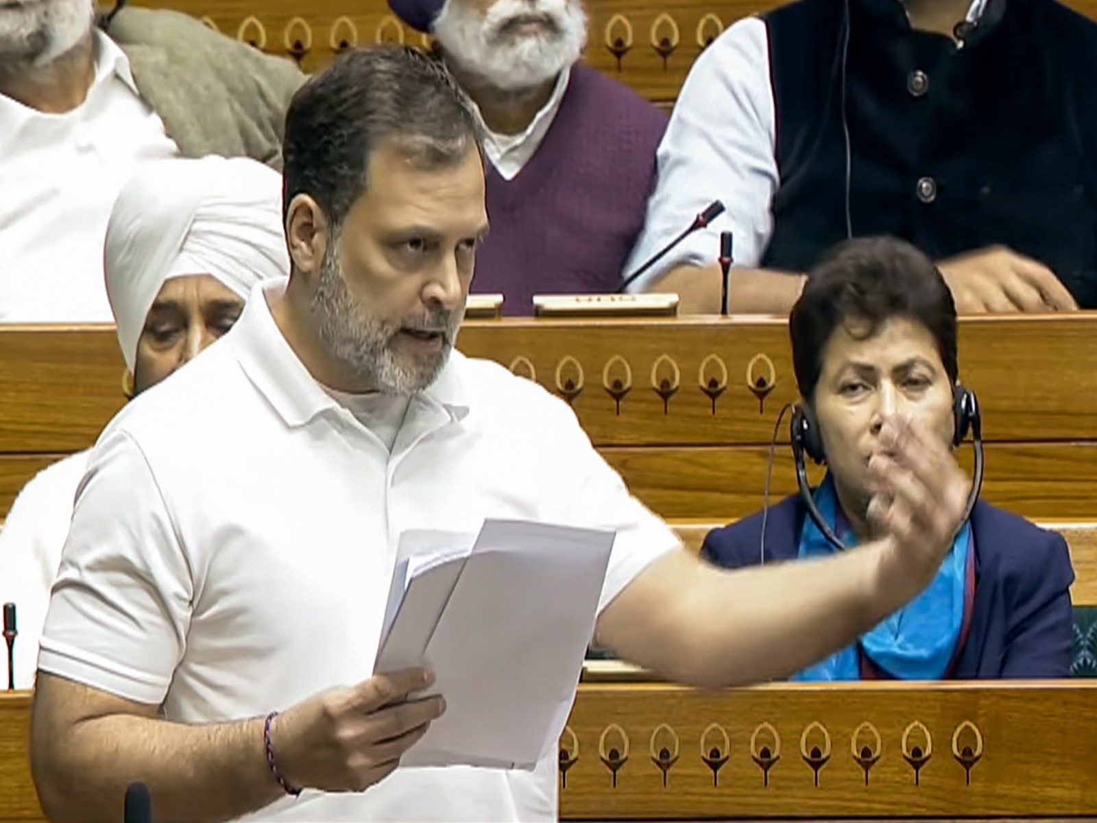 Leader of Opposition in Lok Sabha Rahul Gandhi (Photo/ANI)