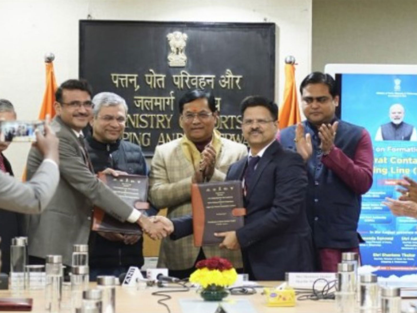 Union MInisters Sarbananda Sonowal and Ashwini Vaishnaw at the event (Photo/PIB) Union MInisters Sarbananda Sonowal and Ashwini Vaishnaw at the event (Photo/PIB)