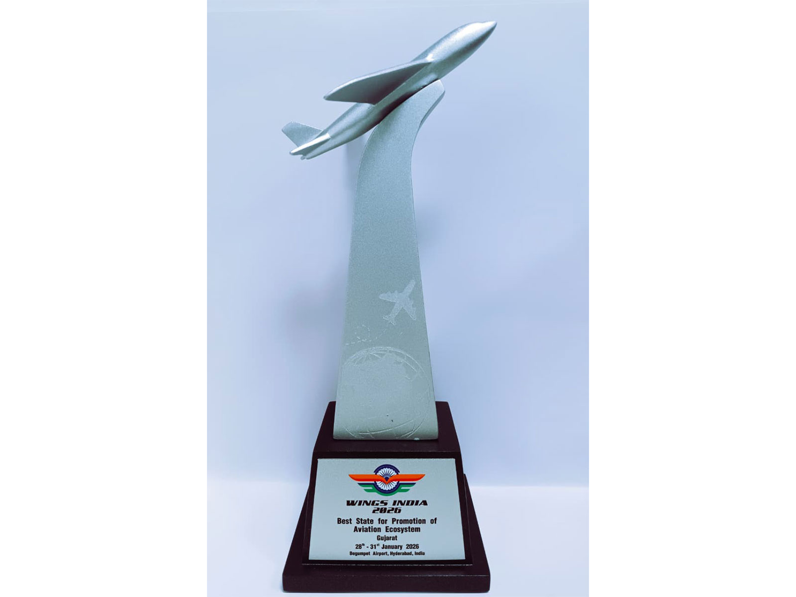 Gujarat wins ‘best state for promotion of aviation ecosystem’ award (Photo/Release)