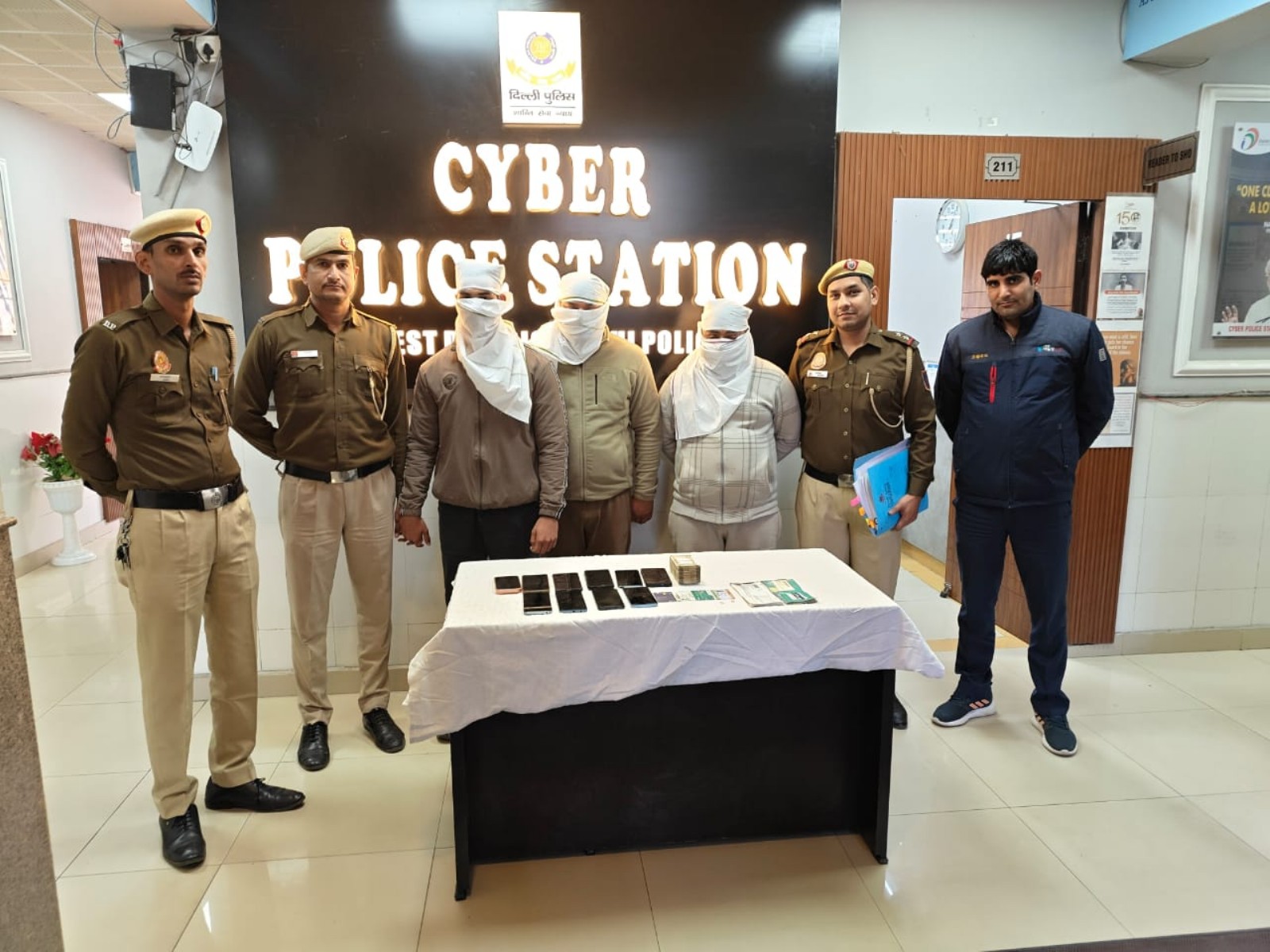 Cyber Police of Delhi Police’s West District makes arrests in inter-state fraud syndicates (Photo/Delhi Police)