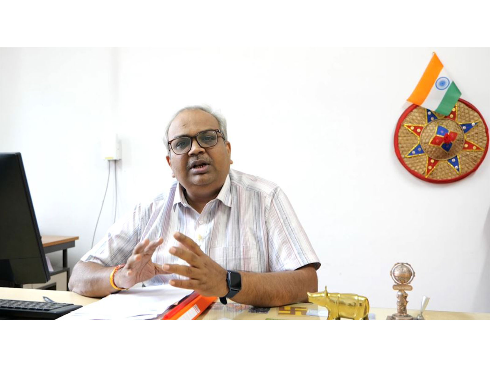 Shrikrishna N Joshi, Professor, Department of Mechanical Engineering, IIT Guwahati (Photo/ANI) Shrikrishna N Joshi, Professor, Department of Mechanical Engineering, IIT Guwahati (Photo/ANI)