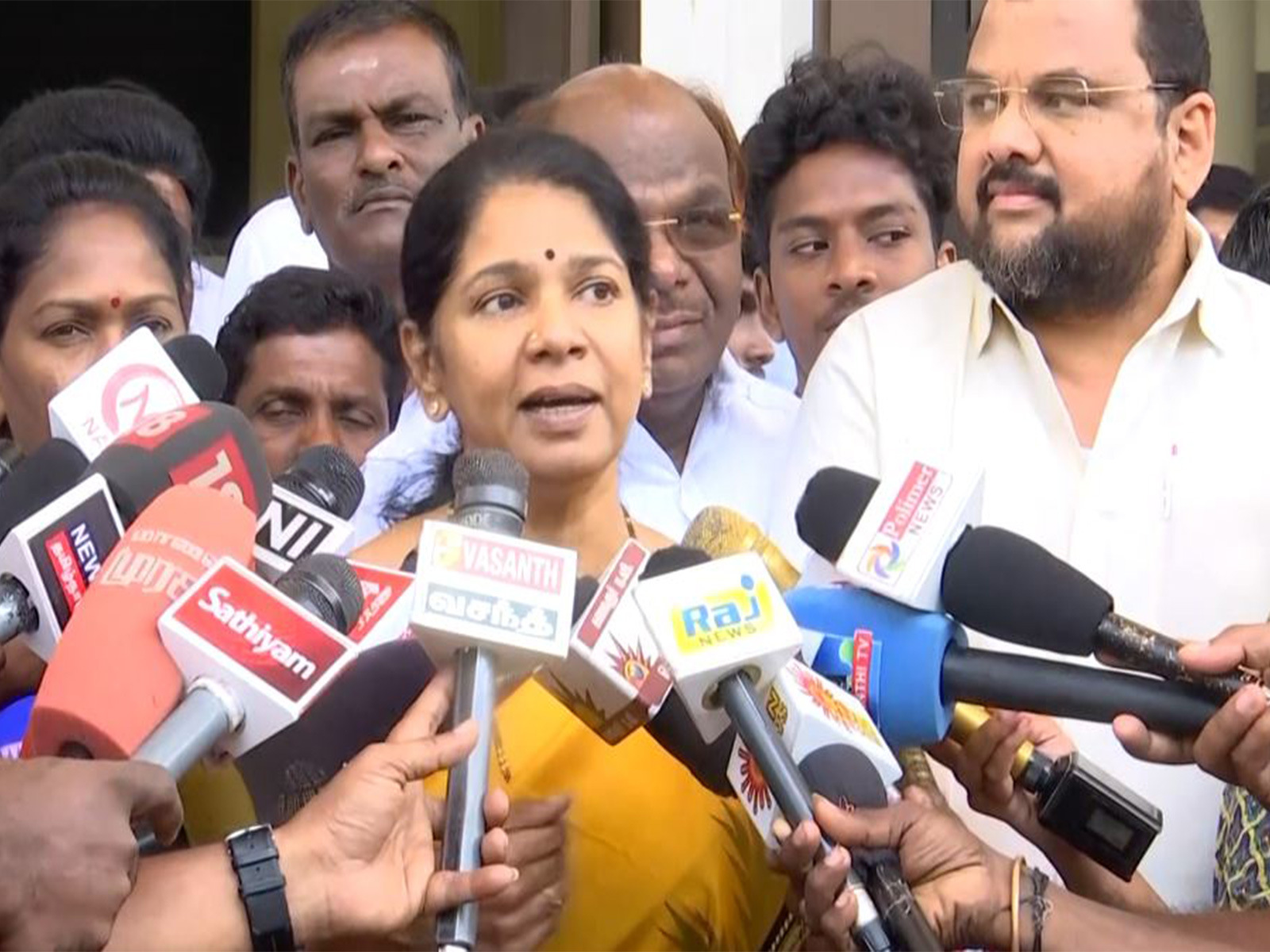 DMK Deputy General Secretary Kanimozhi (Photo/ANI) DMK Deputy General Secretary Kanimozhi (Photo/ANI)