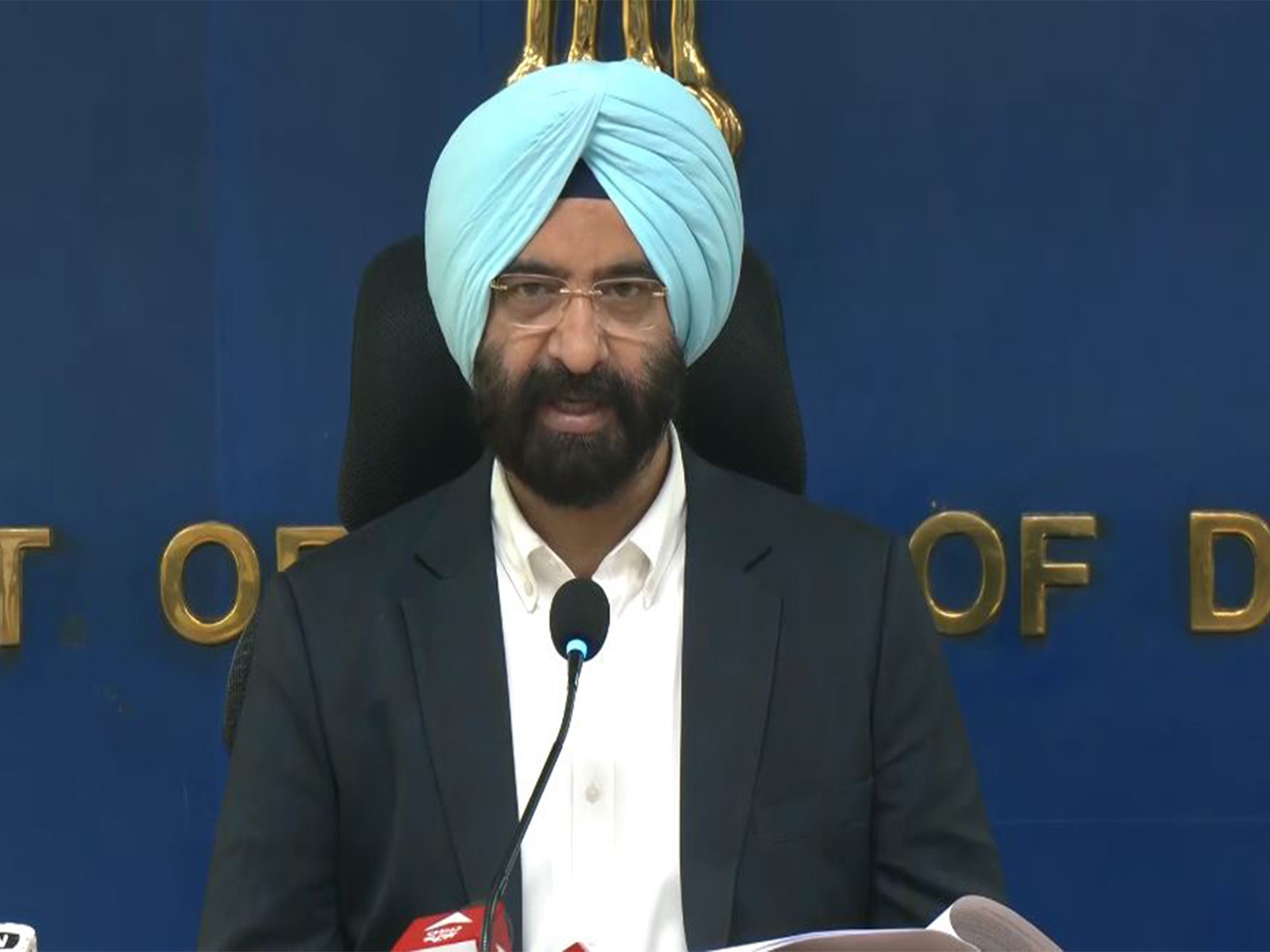 Delhi Minister for Environment, Forest and Wildlife, Manjinder Singh Sirsa (Photo/ANI)