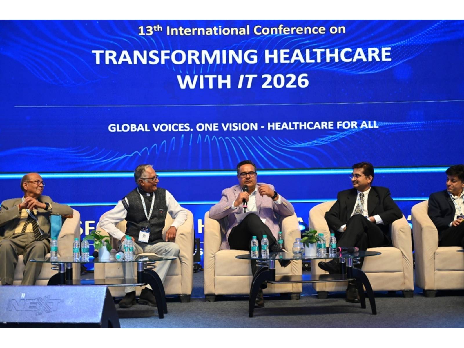 Kumar Surender Sinwar, Founder & CEO of mlHealth360, chairs an insightful session on 'Reimagining Healthcare in India'