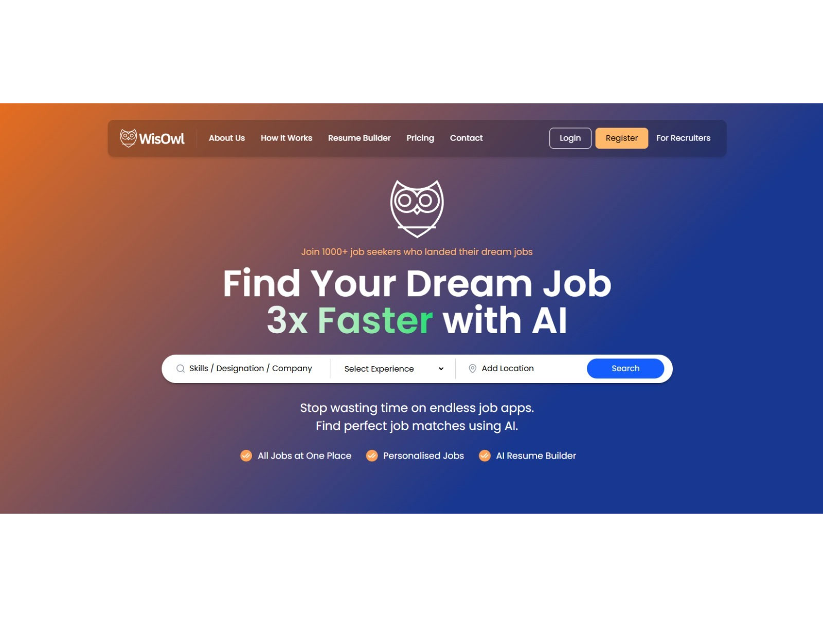 WisOwl Disrupts India's Rs. 3,774 Crore Online Job Search Market Using AI: Aims to Build Career Intelligence Platform