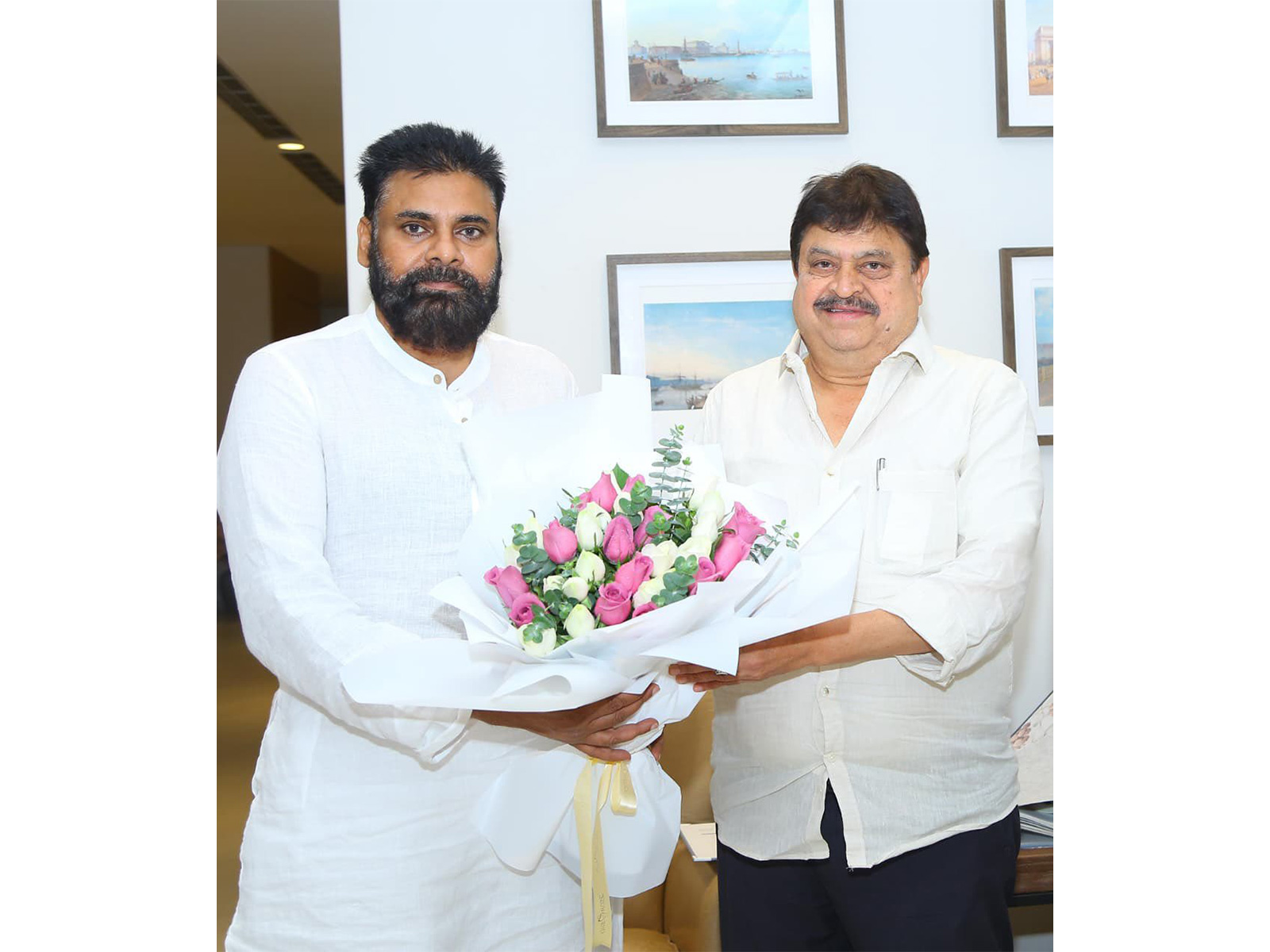 Andhra Pradesh Dy CM Pawan Kalyan, Telangana BJP State President Ramchander Rao (Photo/ @N_RamchanderRao)