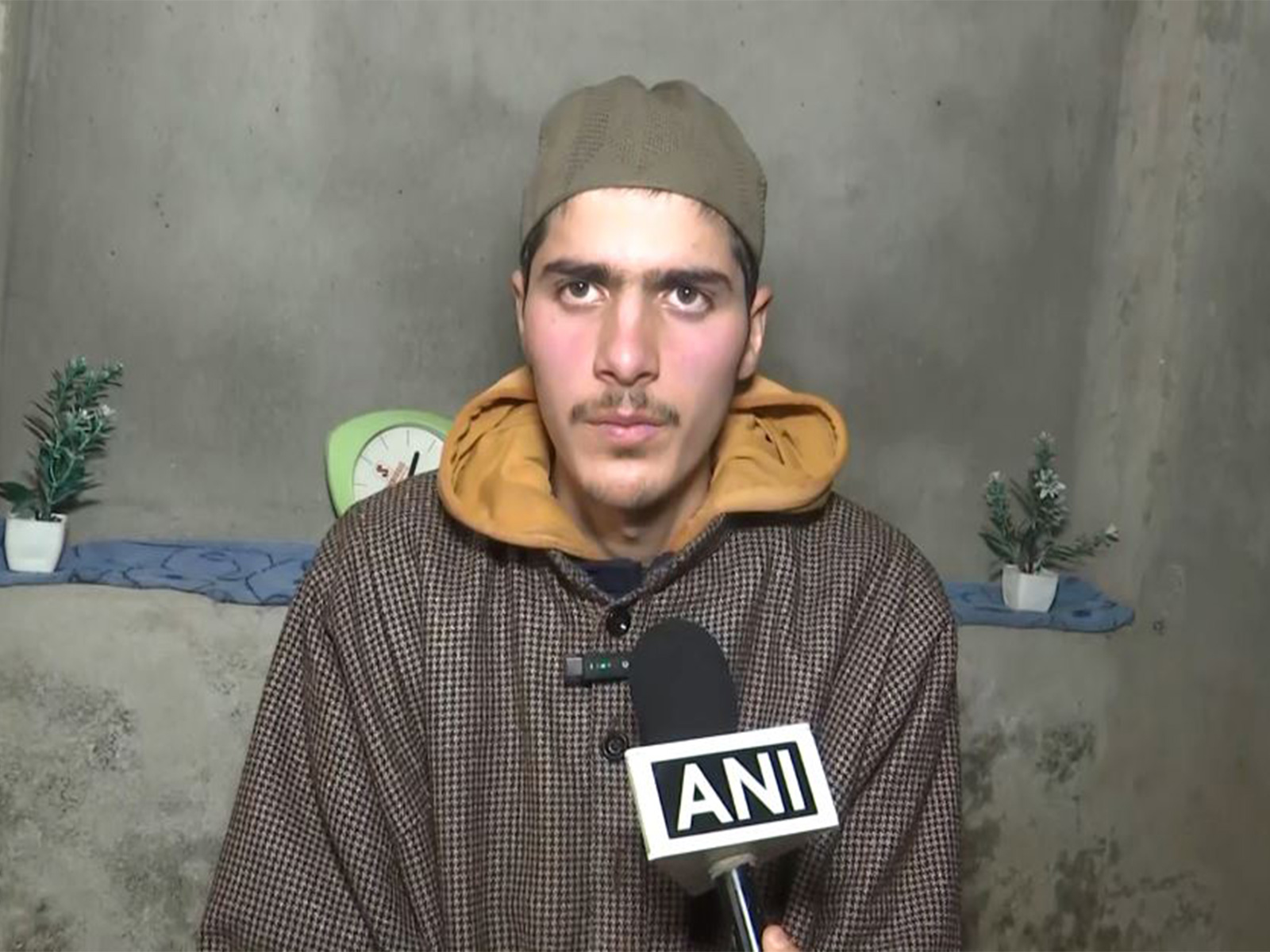 Pulwama student Sahil Shafi. (Photo/ANI) Pulwama student Sahil Shafi. (Photo/ANI)