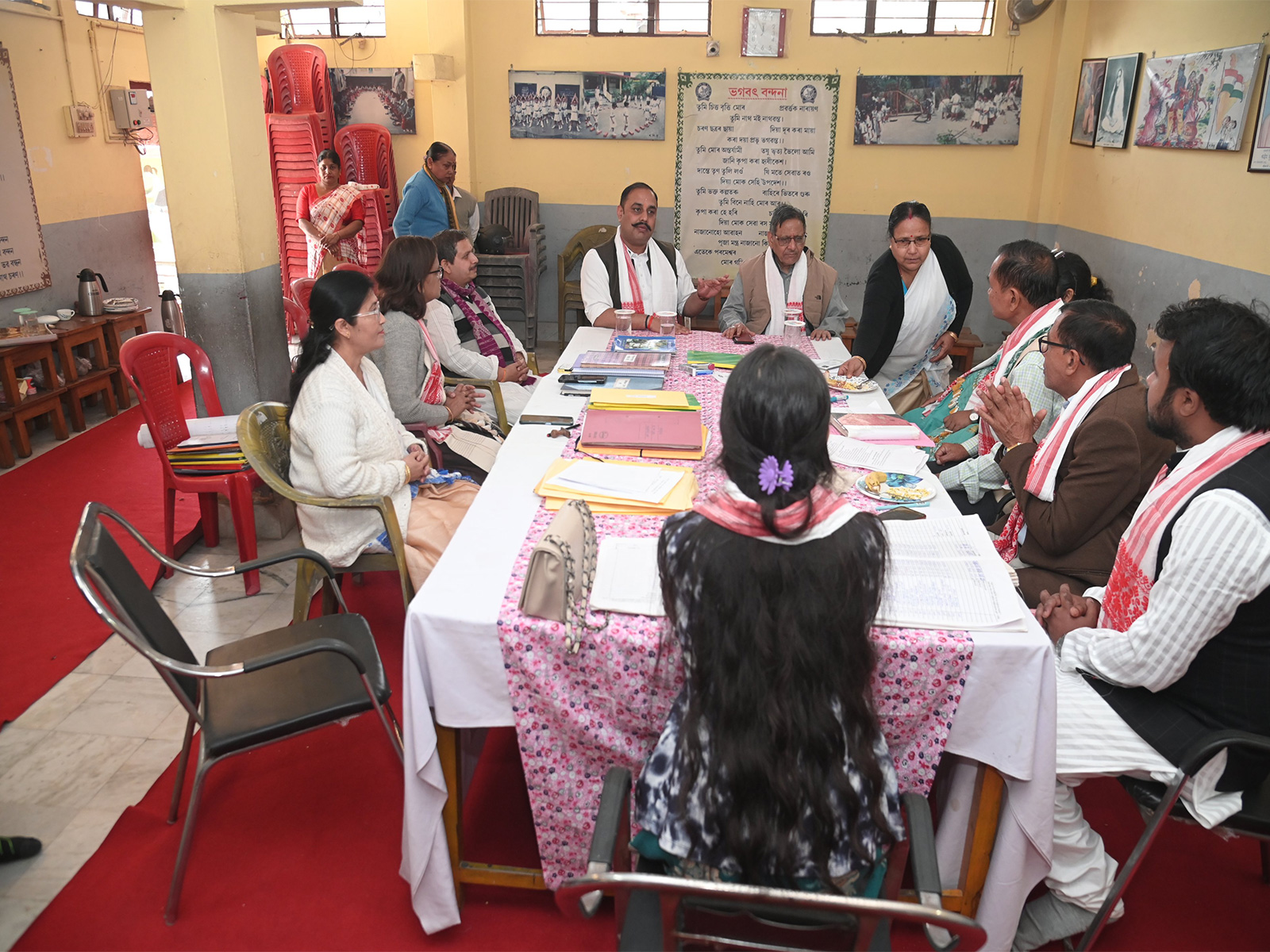 Vidya Bharati North East Region meeting at Assam Prakashan Bharati in Guwahati (Photo/ @sss_assam) Vidya Bharati North East Region meeting at Assam Prakashan Bharati in Guwahati (Photo/ @sss_assam)