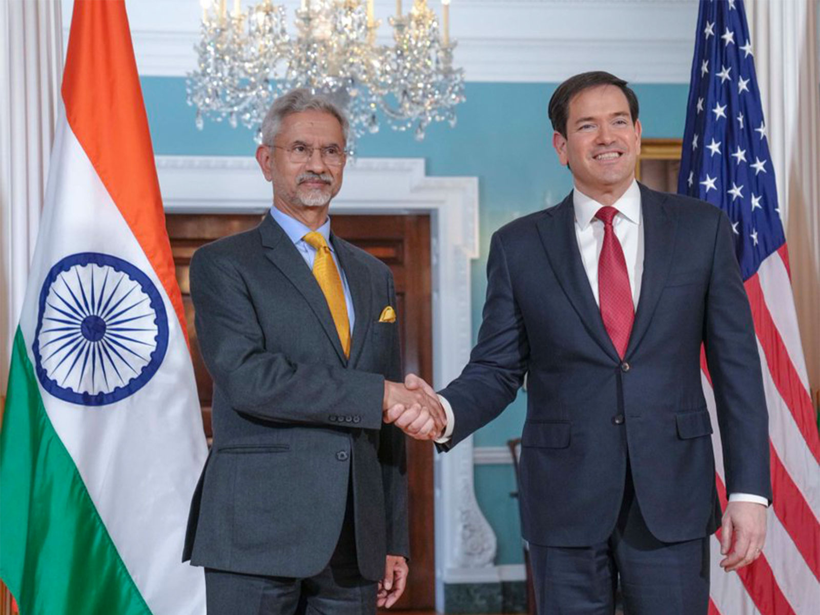 EAM S Jaishankar with US Secy of State Marco Rubio (Photo/MEA)