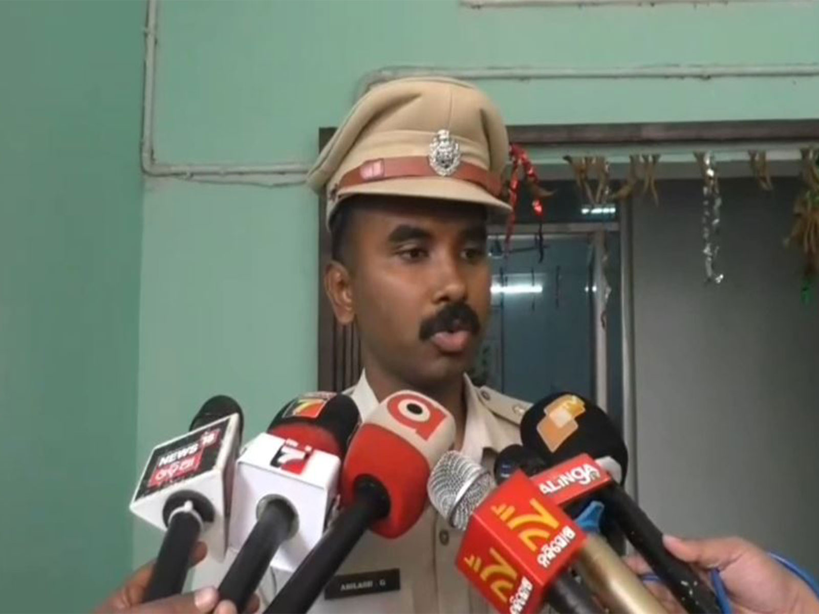 SP Abhilash G (Photo/ANI)