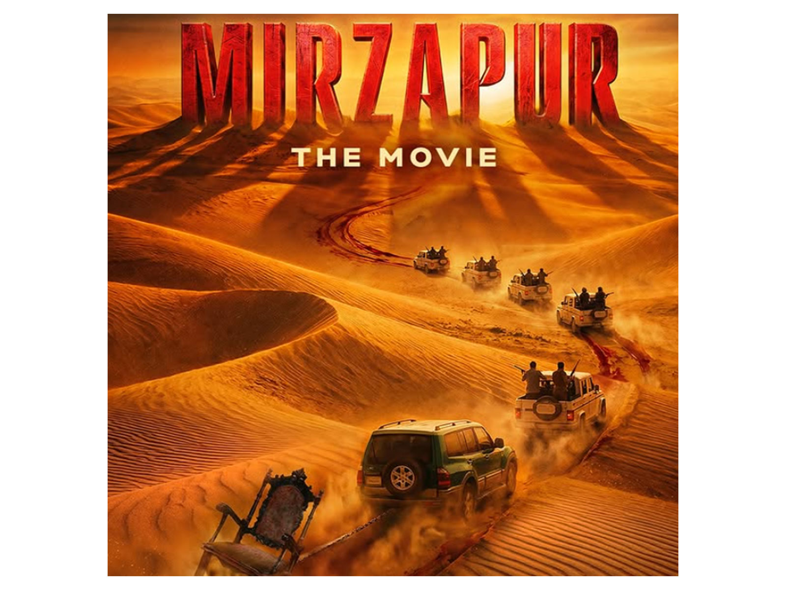 Poster of 'Mirzapur: The Movie (Photo/Instagram/@excelmovies)