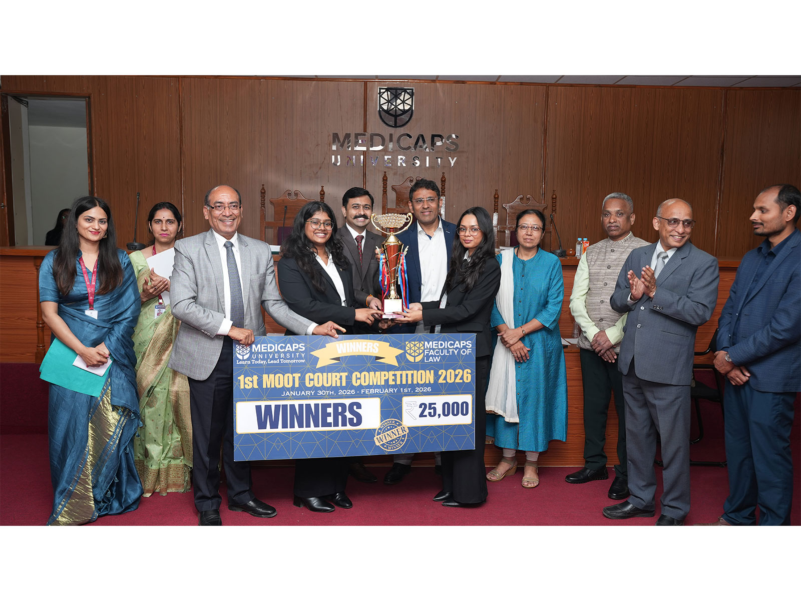 Medicaps University Hosts National-Level Moot Court Competition with Participation from NLUs