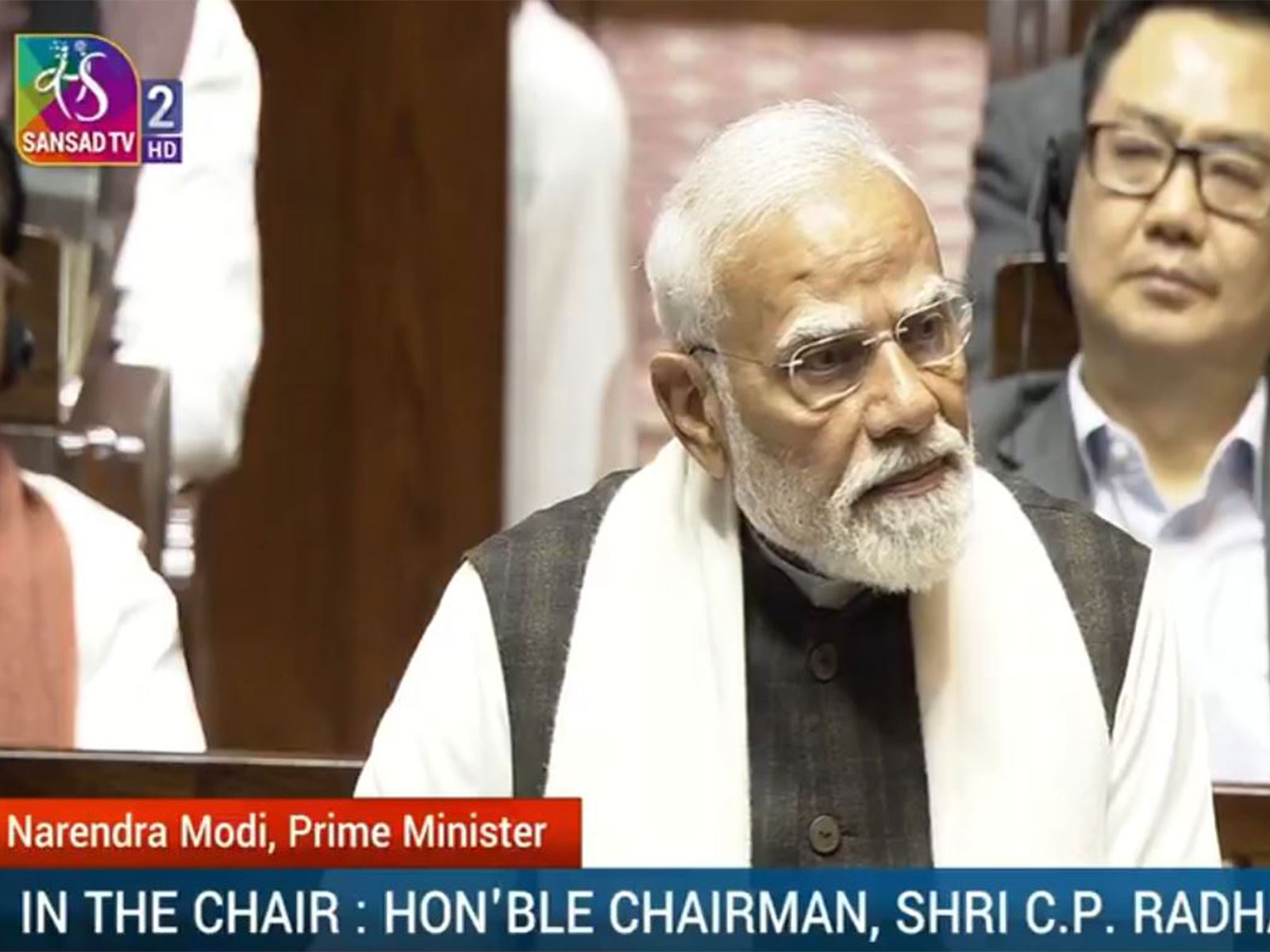 Prime Minister Narendra Modi (Photo/Sansad TV Rajya Sabha)