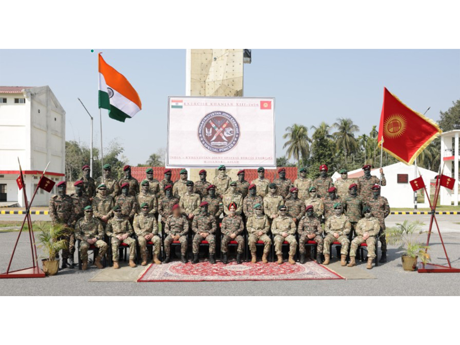 India-Kyrgyzstan joint special forces exercise KHANJAR begins in Assam (Photo/PRO Defence)