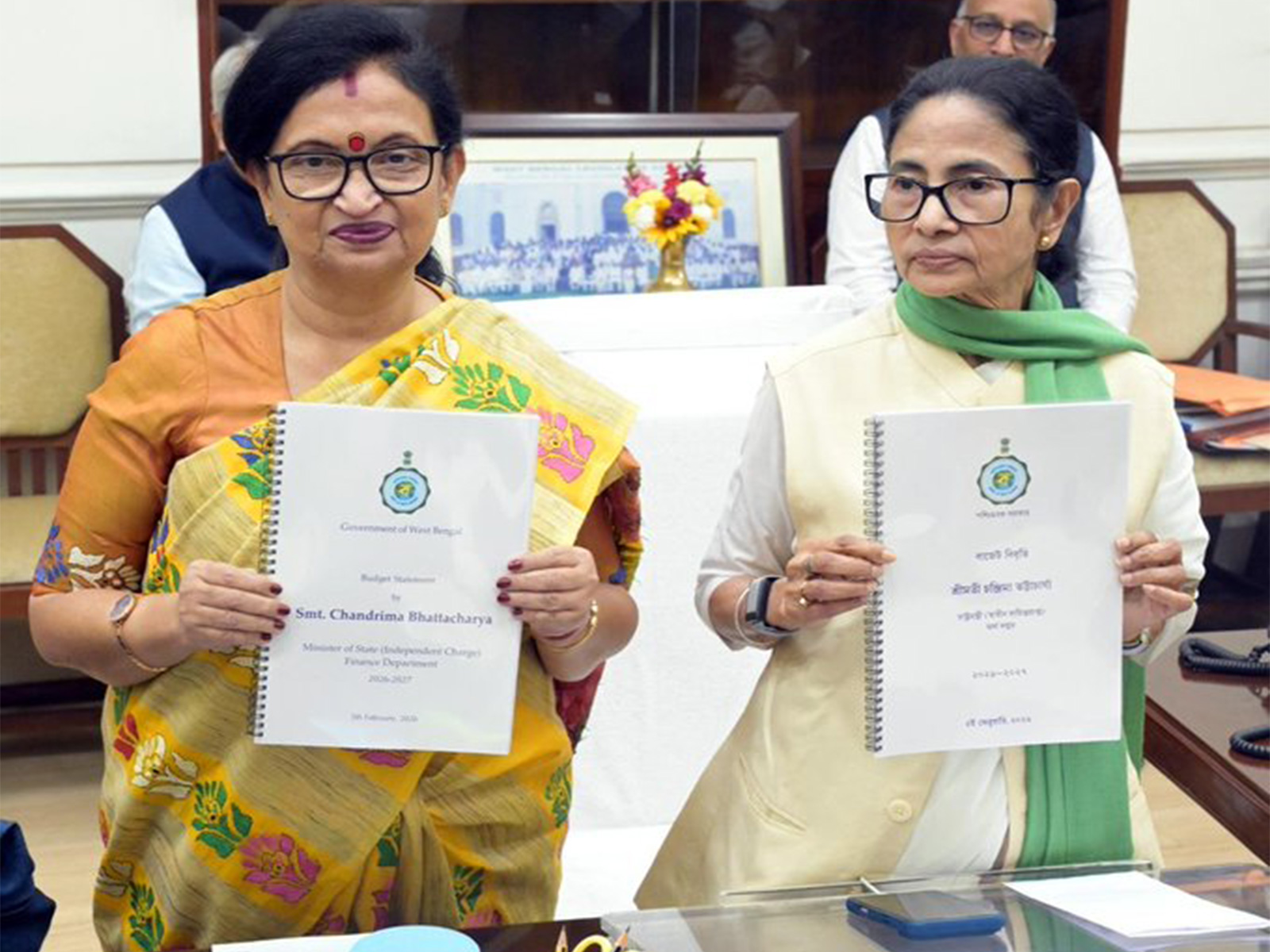 West Bengal CM Mamata Banerjee, state FM Chandrima Bhattacharya (Photo/TMC) West Bengal CM Mamata Banerjee, state FM Chandrima Bhattacharya (Photo/TMC)