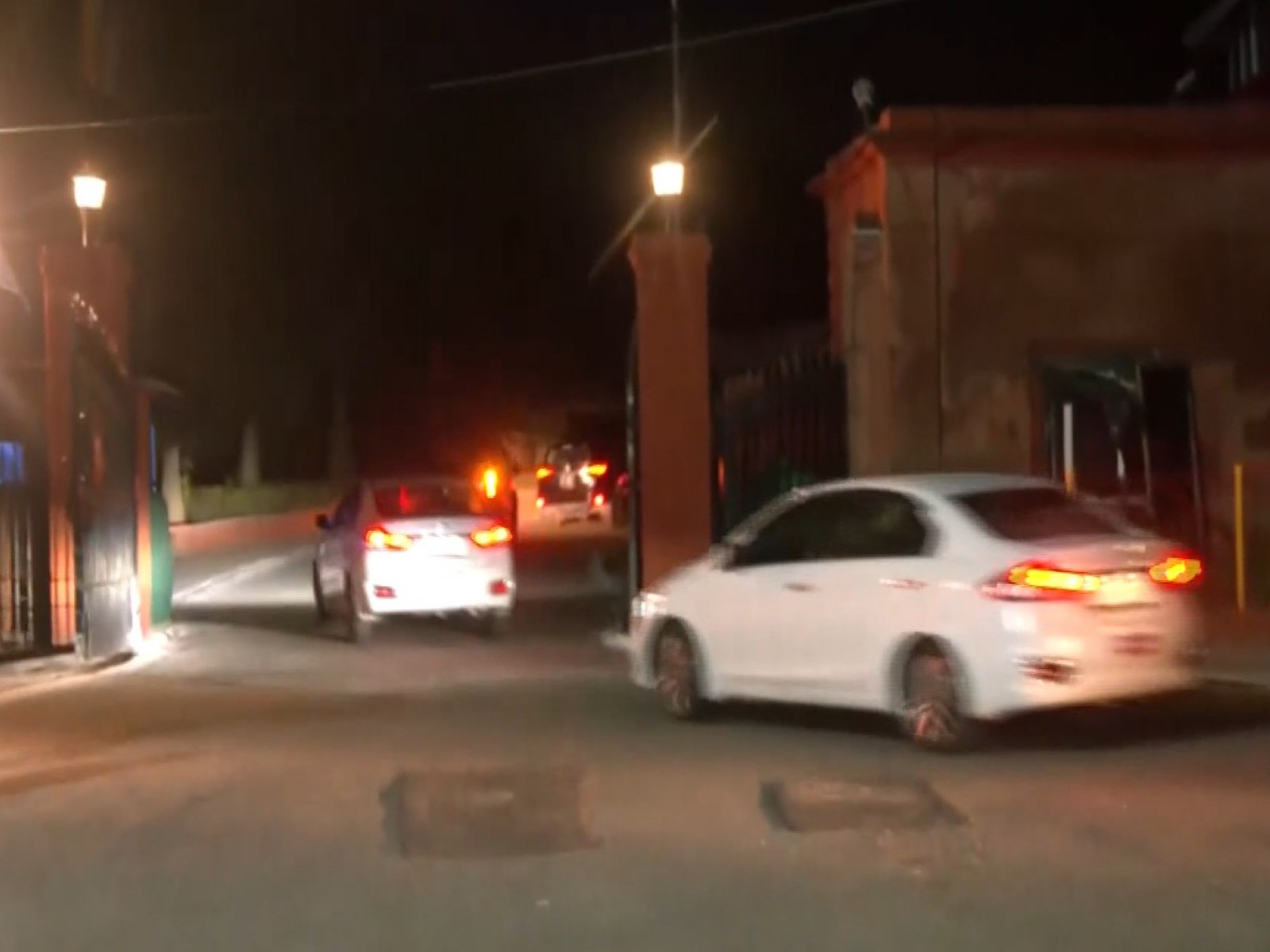 Union Home Minister Amit Shah arrives at Lok Bhavan in Jammu on February 5, 2026(Photo/ANI)