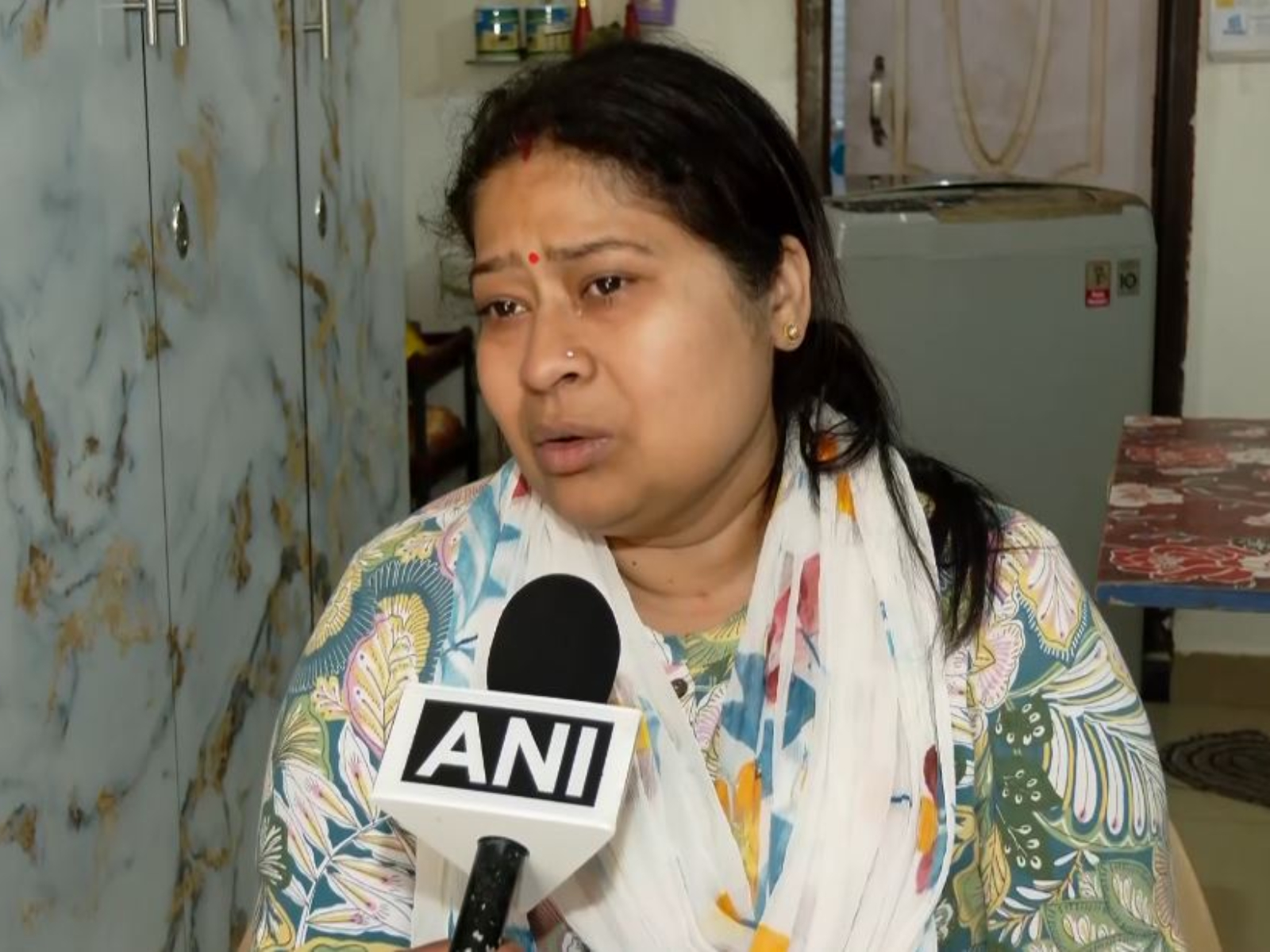 Rasmita Mohapatra, Mother of Sarthak Mohapatra (Photo/ANI)