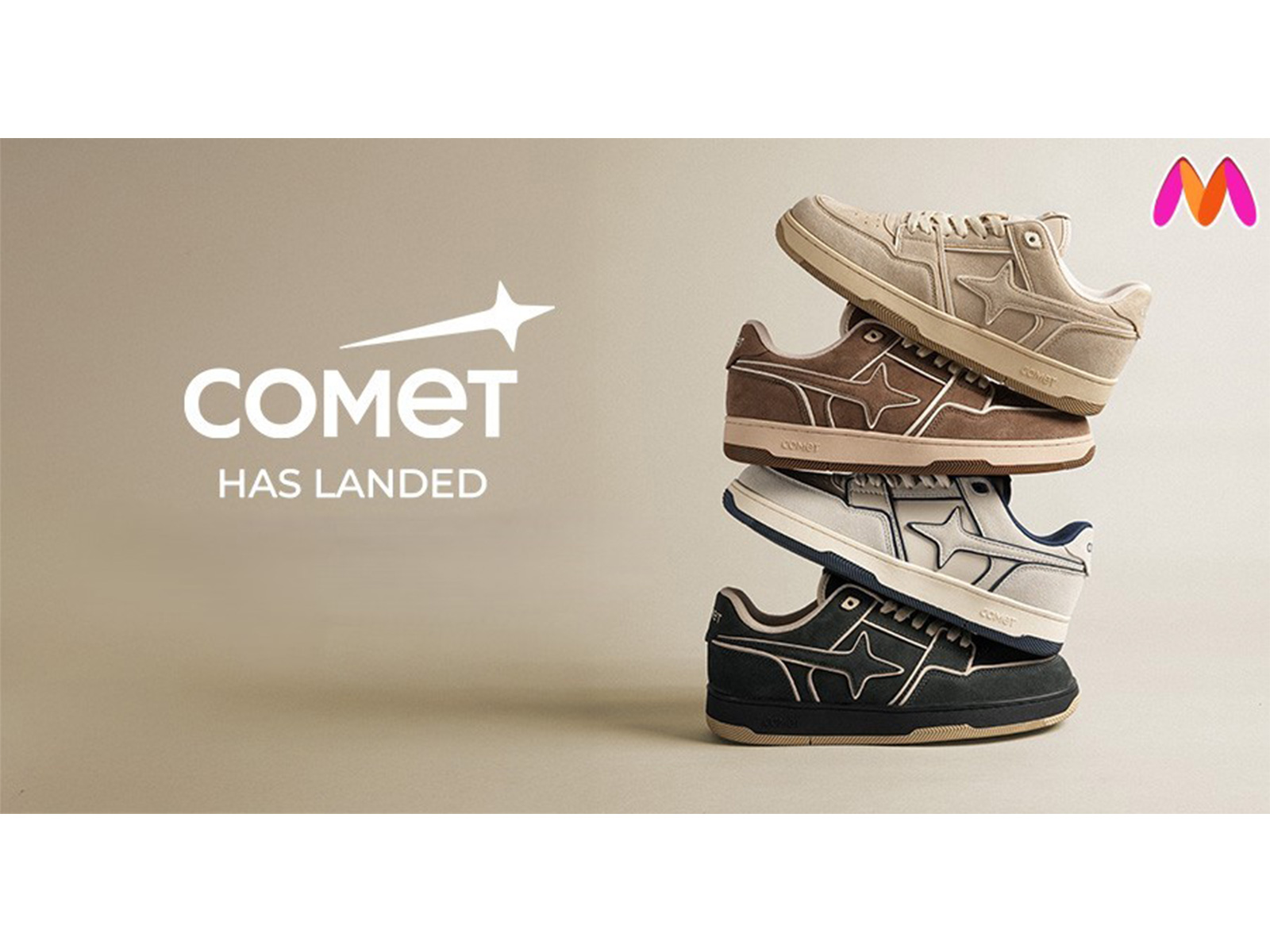 Culture-led sneaker brand Comet makes its e-commerce Debut on Myntra