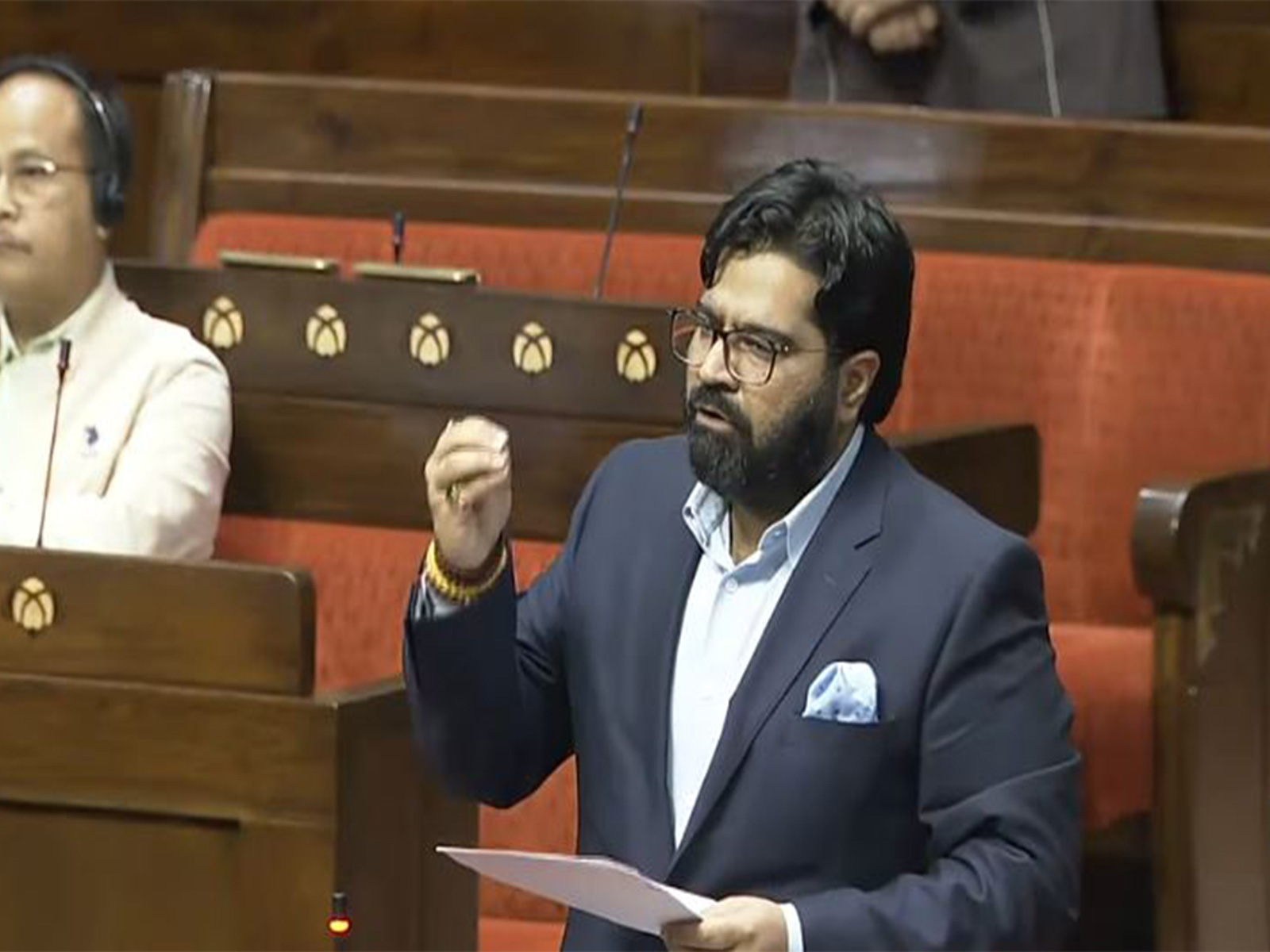 Rajya Sabha MP Kartikeya Sharma (File photo/Sansad TV)