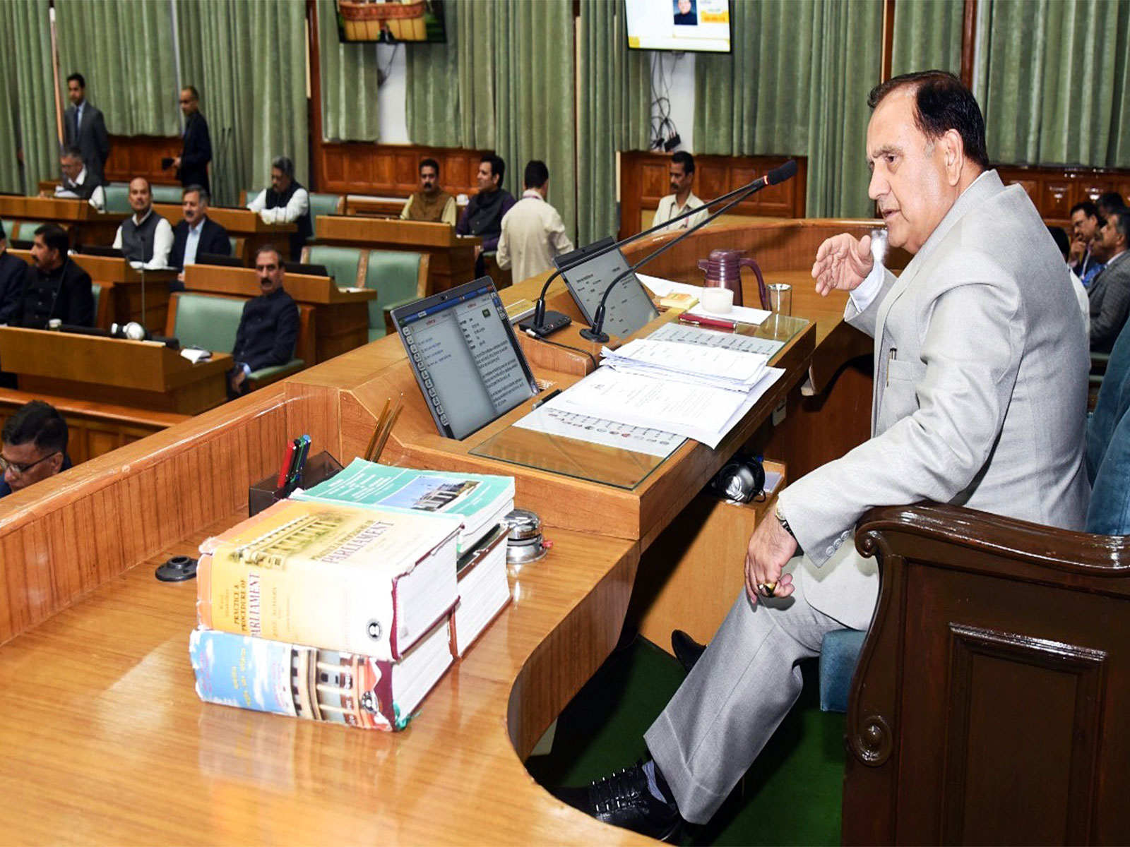 Himachal Assembly Speaker Kuldeep Singh Pathania during 2025 monsoon session in Shimla (File Photo/ANI)