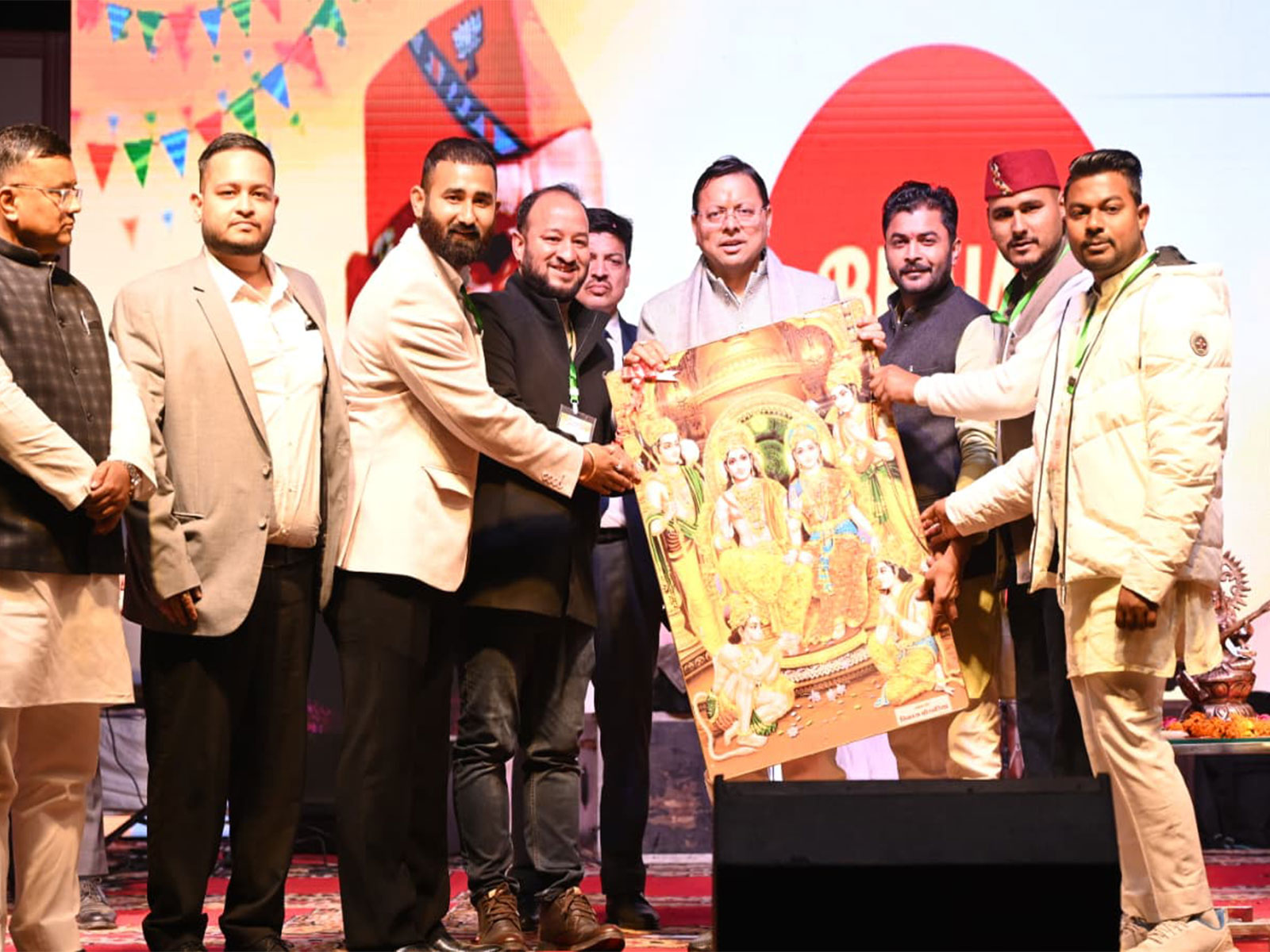 Uttarakhand CM attended the Winter Carnival (Photo/ANI)