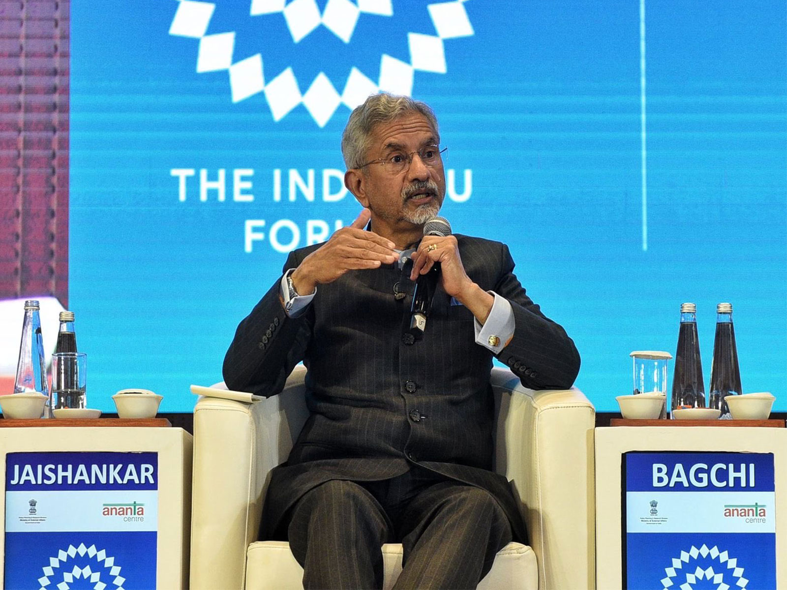 External Affairs Minister S Jaishankar adressing the summit (Photo/X@MEAIndia)