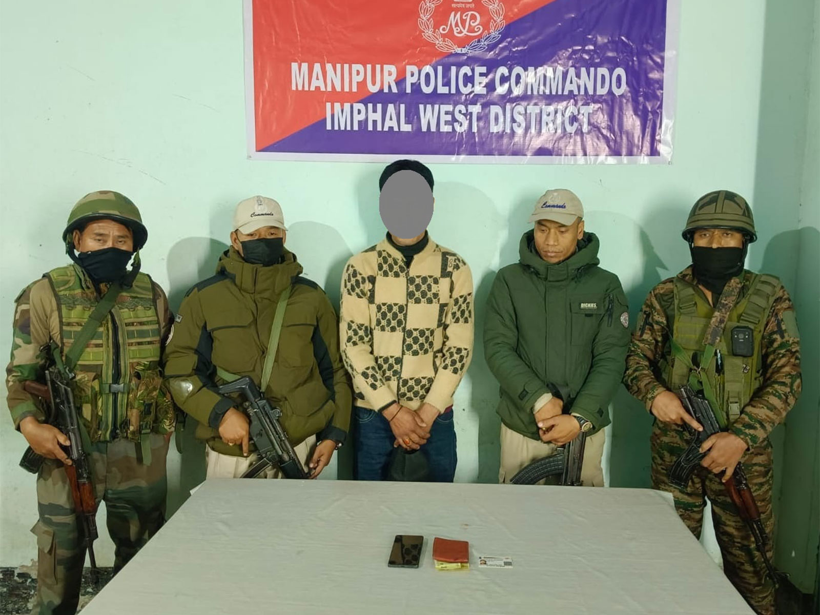 Security forces arrested an active cadre of PREPAK (Photo/Manipur Police)