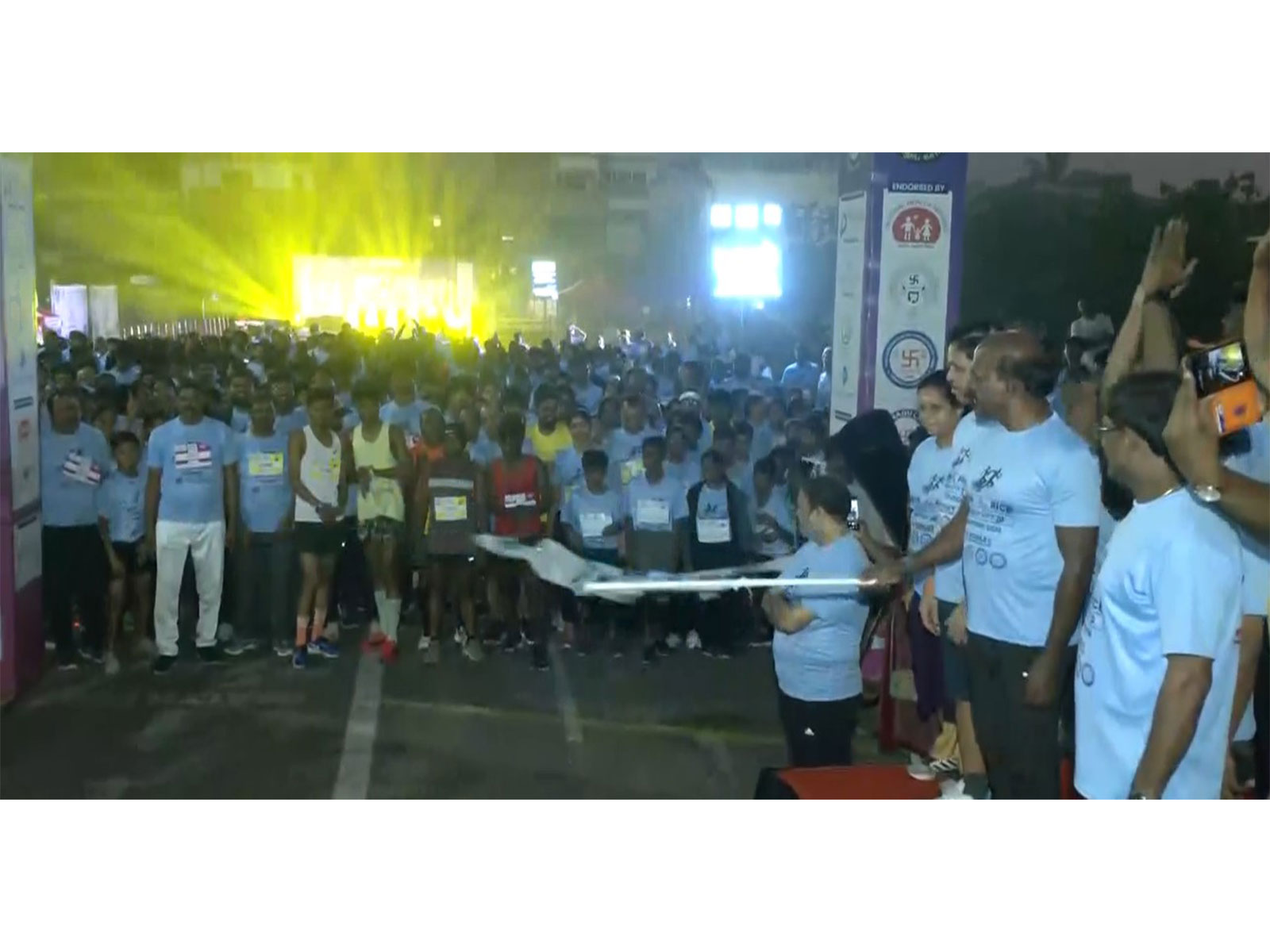 Health Minister Ma Subramanian Flags Off ‘Run for Rice Marathon  (Photo/ANI)