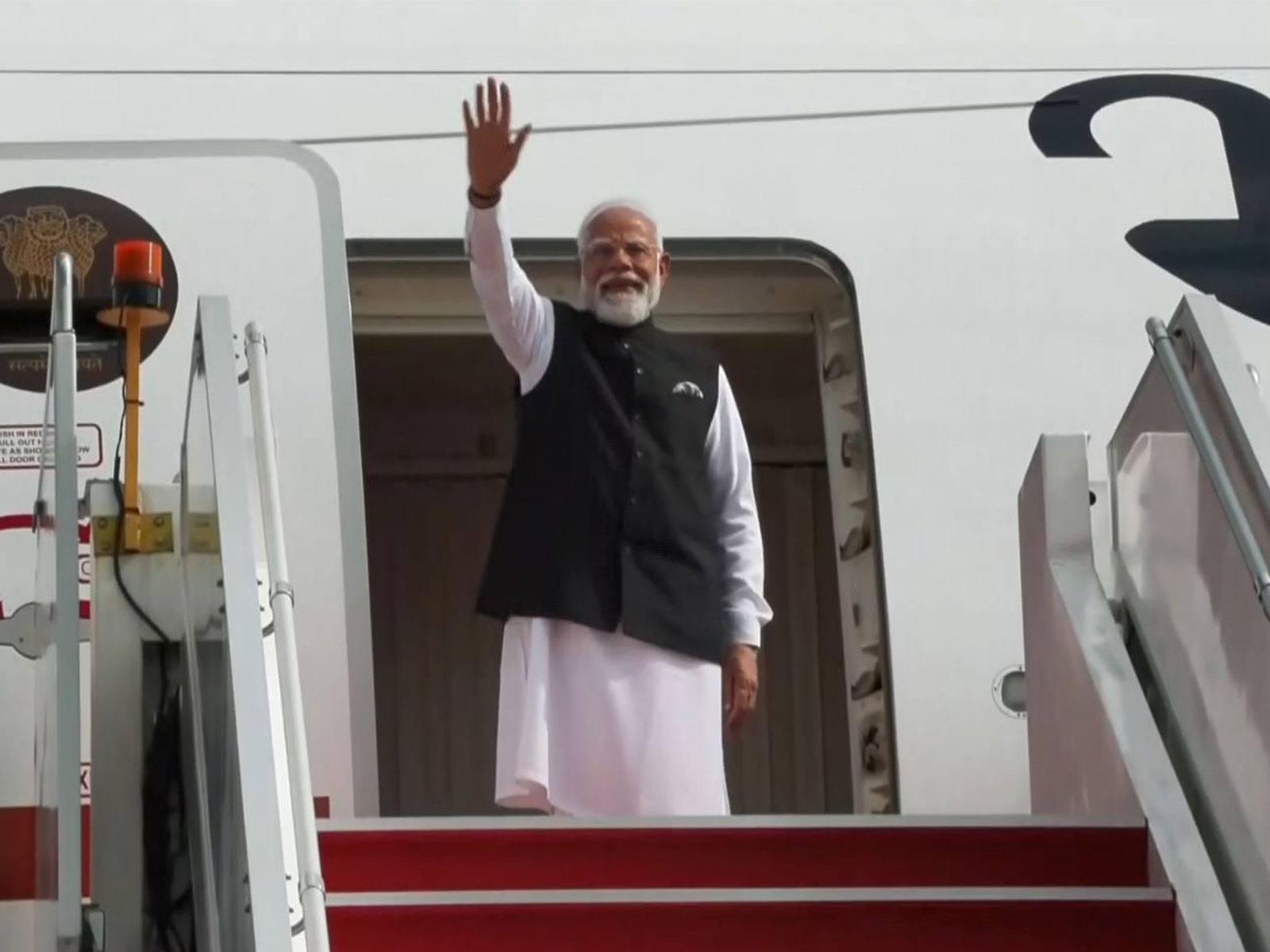 PM Modi departs for India after concluding two-day Malaysia visit. (Photo/ANI)