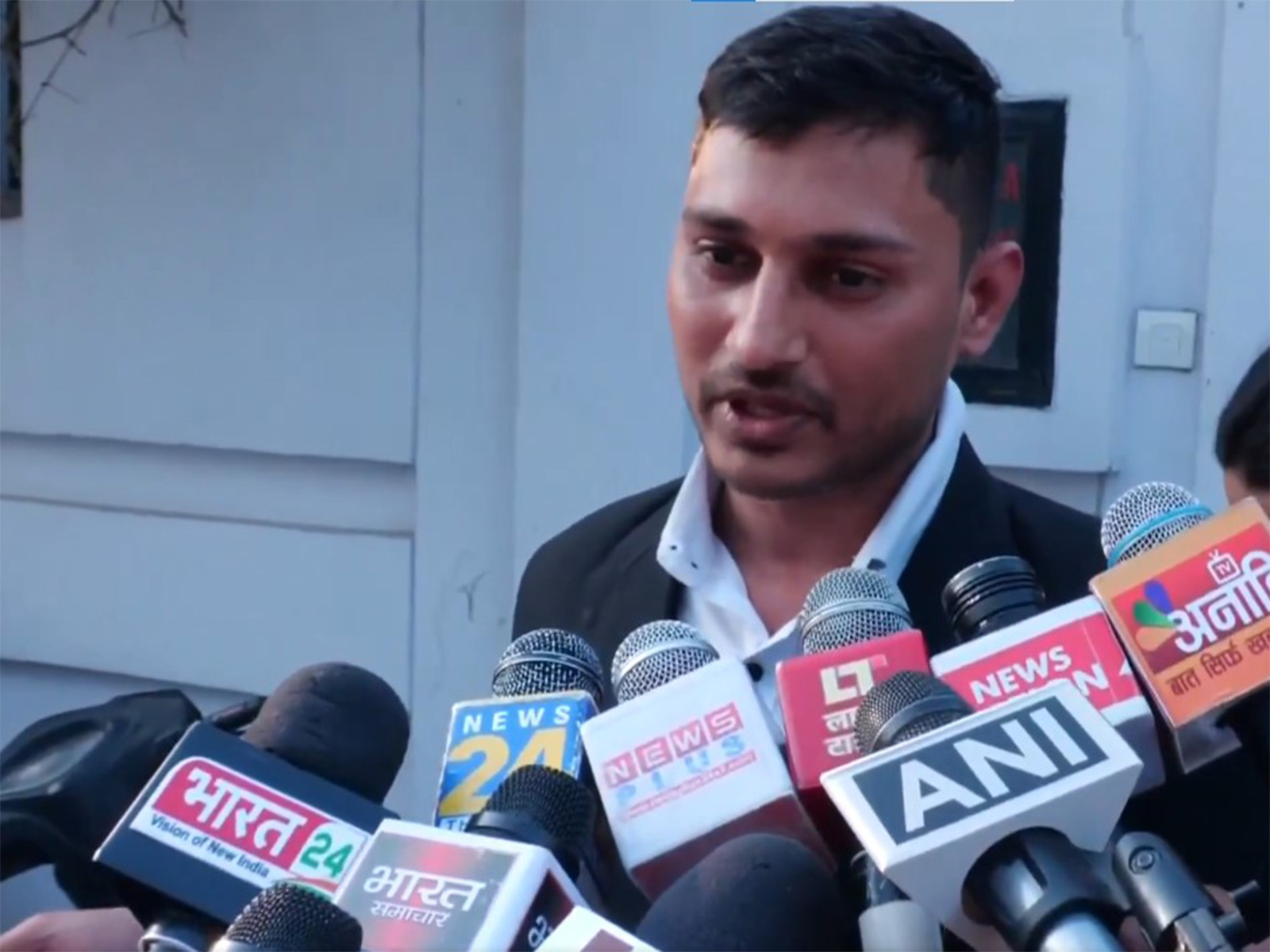 Shivam Mishra’s lawyer Mrityunjay Kumar clarifies his client was not driving during Kanpur Lamborghini accident (Photo/ANI) Shivam Mishra’s lawyer Mrityunjay Kumar clarifies his client was not driving during Kanpur Lamborghini accident (Photo/ANI)