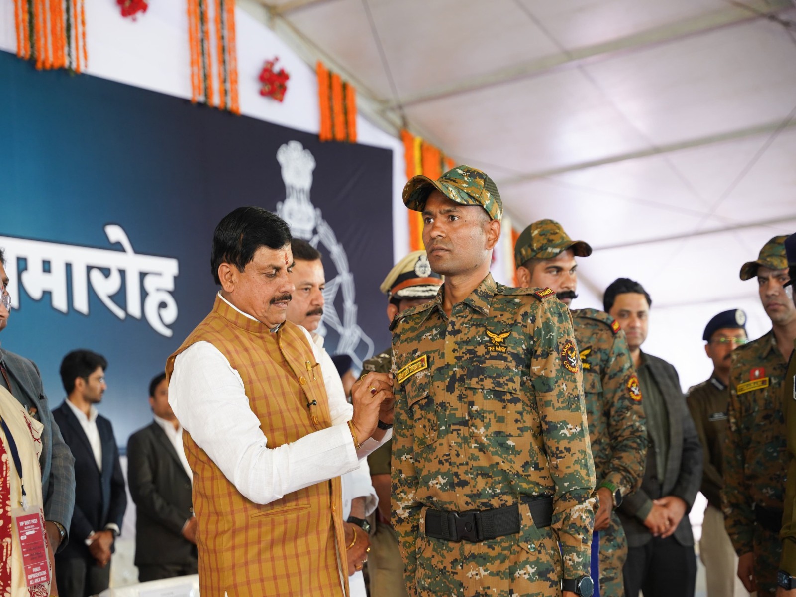 MP CM Yadav awards out-of-turn promotions to 60 brave soldiers&hellip;