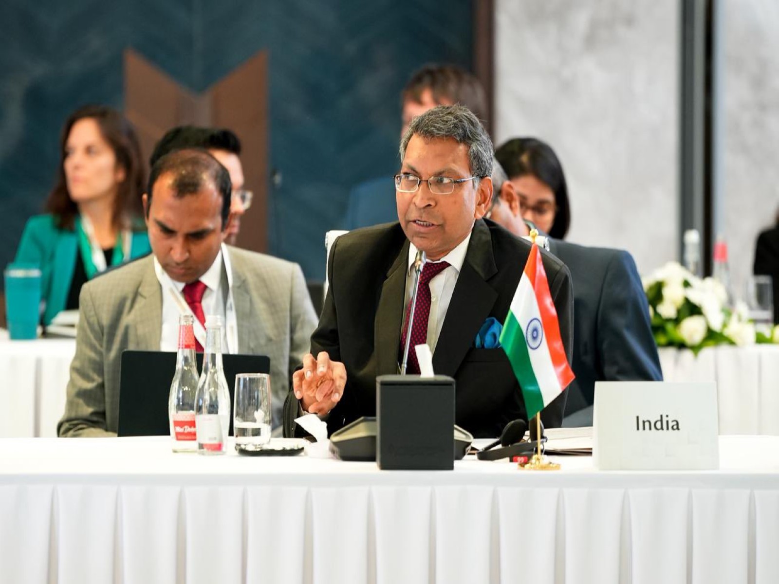 Prashant Pise, Additional Secretary (Emigration Policy and Welfare) (Photo: X@IndembAbuDhabi)