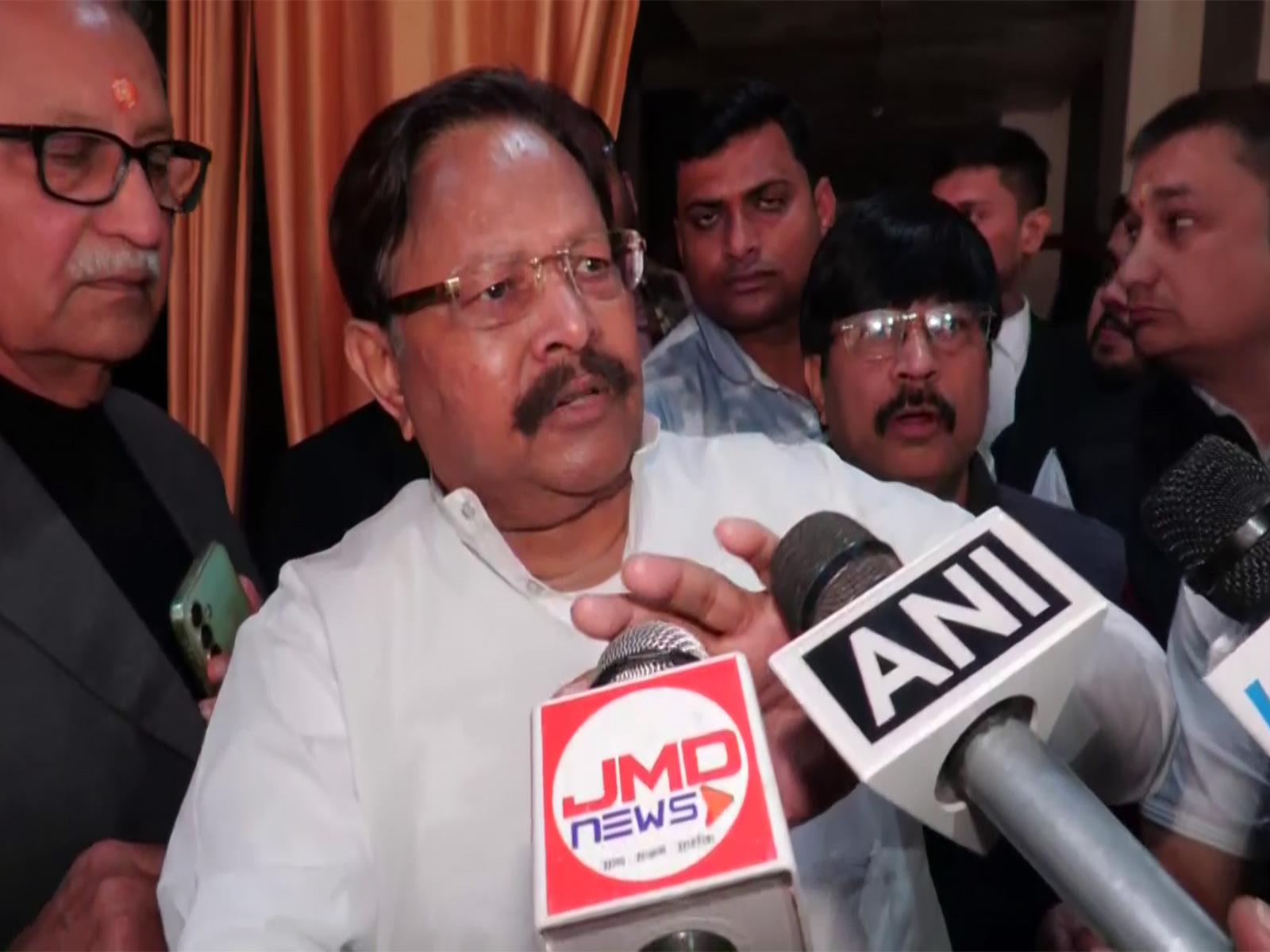 KK Mishra, father of Shivam Mishra (Photo/ANI)