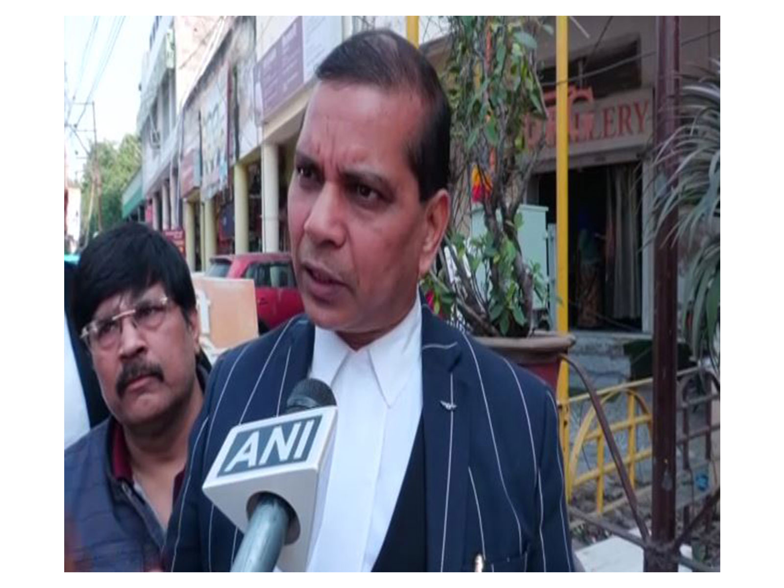 Lamborghini crash alleged accused Shivam Mishra's lawyer, Dharmedra Singh Dharmu (Photo/ANI) Lamborghini crash alleged accused Shivam Mishra's lawyer, Dharmedra Singh Dharmu (Photo/ANI)