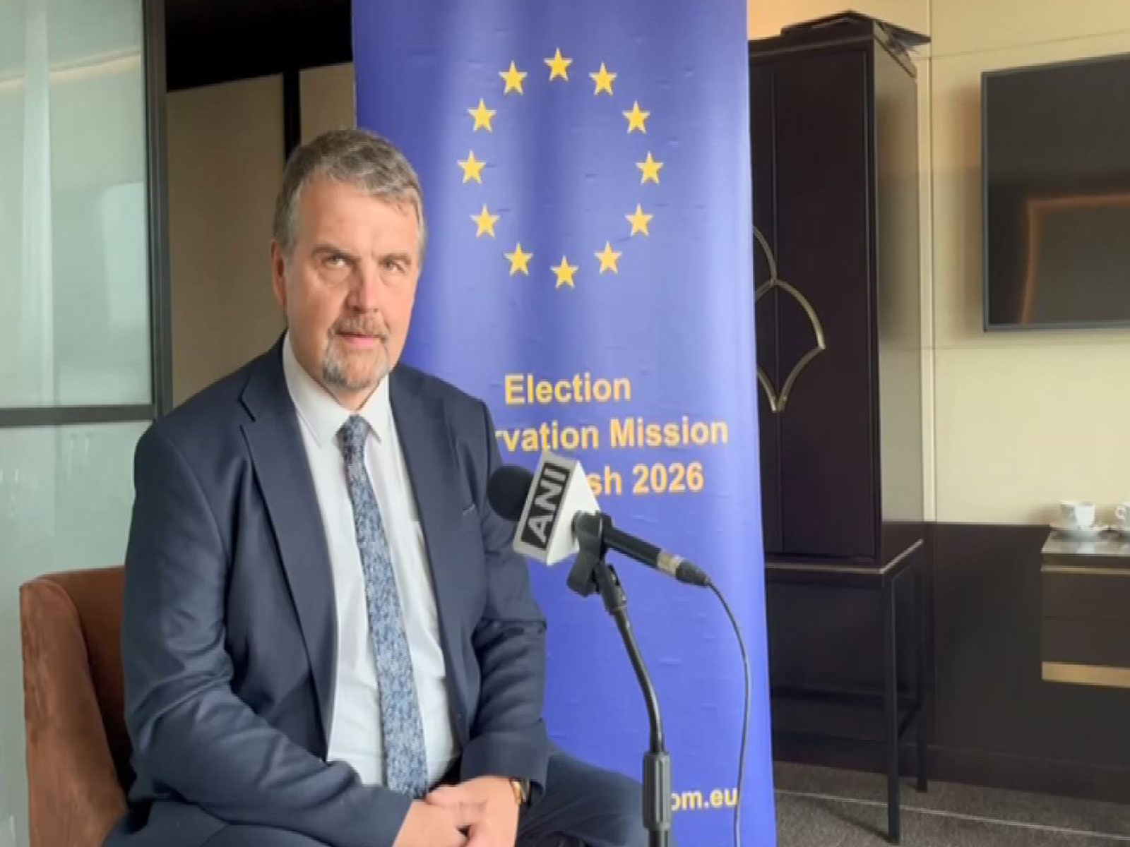 Ivars Ijabs, Chief Observer of the European Union Election Observation Mission (EU EOM) for Bangladesh’s 2026 parliamentary elections (Photo/ANI)