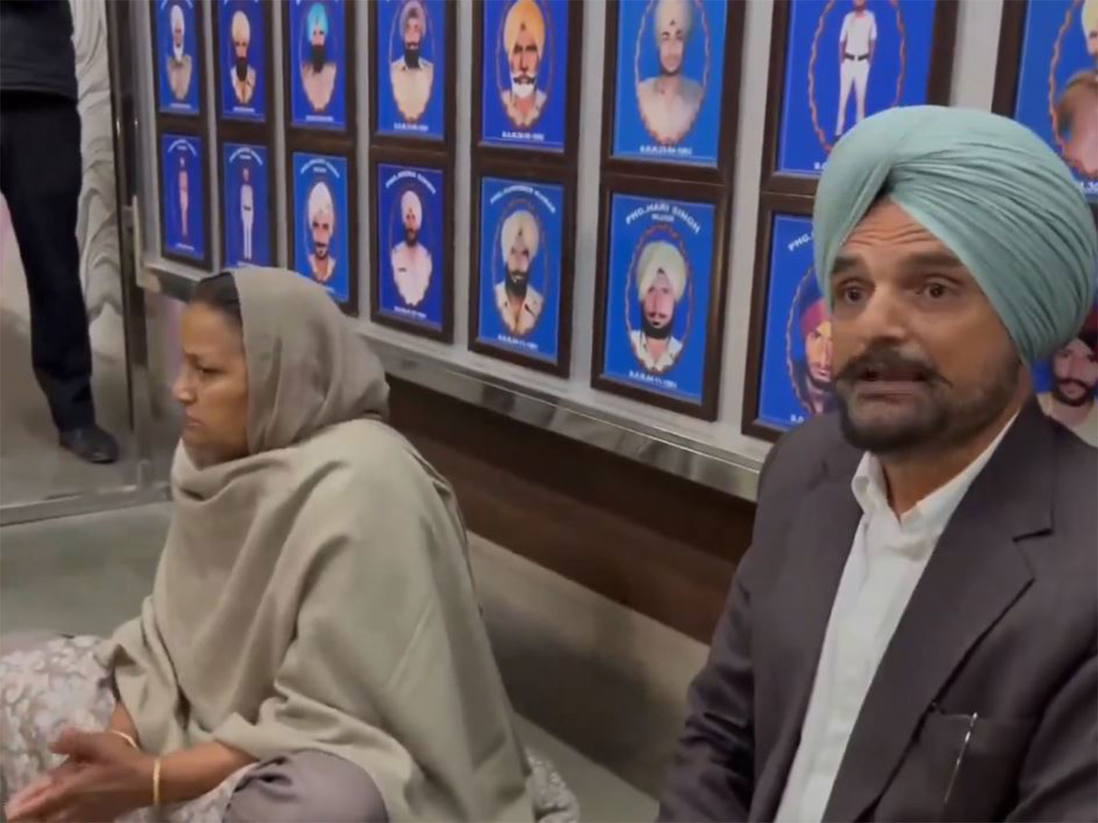 Charan Kaur and Balkaur Singh (Photo/ANI) 