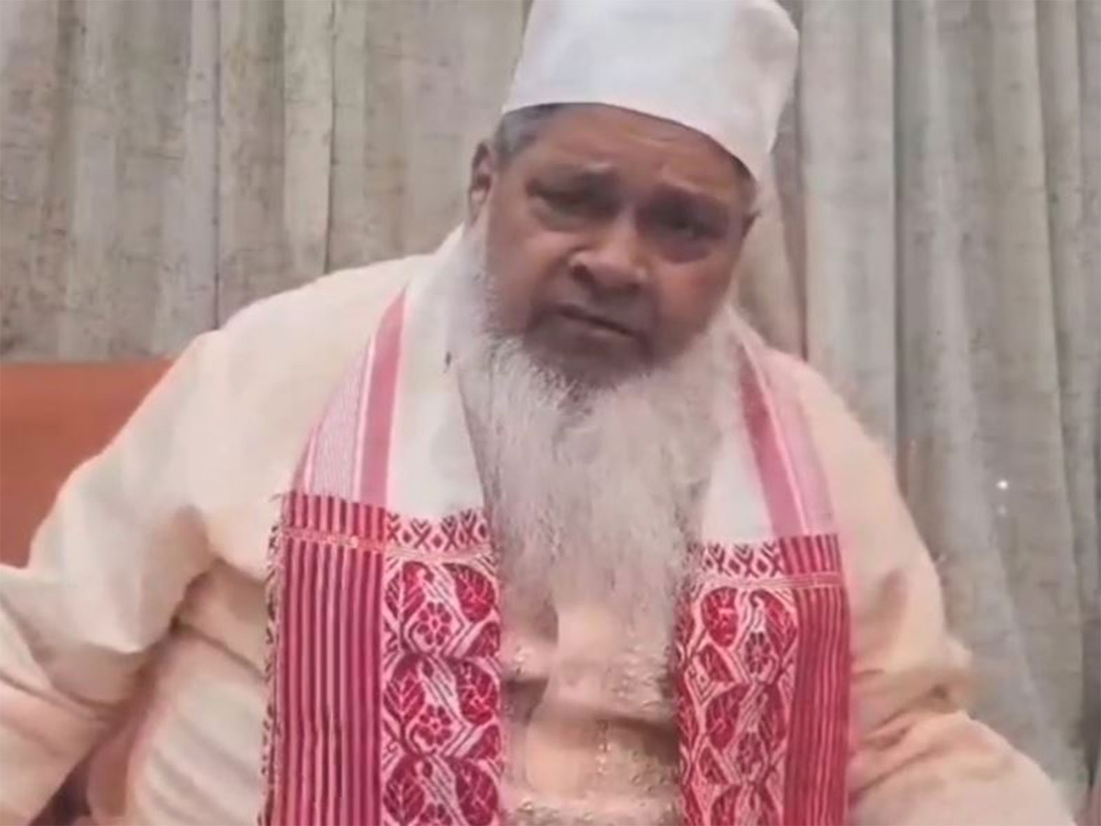 All India United Democratic Front (AIUDF) chief Badruddin Ajmal (Photo: Visual grab from self-made video) All India United Democratic Front (AIUDF) chief Badruddin Ajmal (Photo: Visual grab from self-made video)