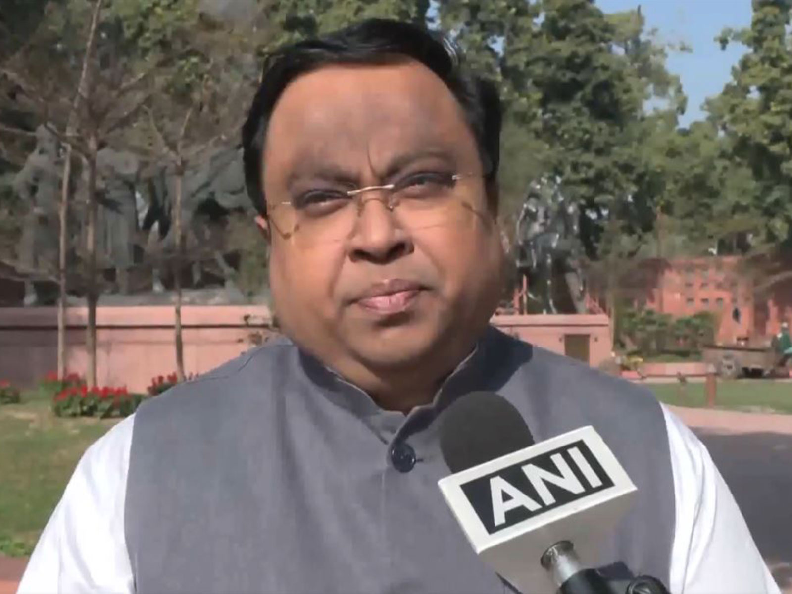 BJD MP Sasmit Patra (Photo/ANI)