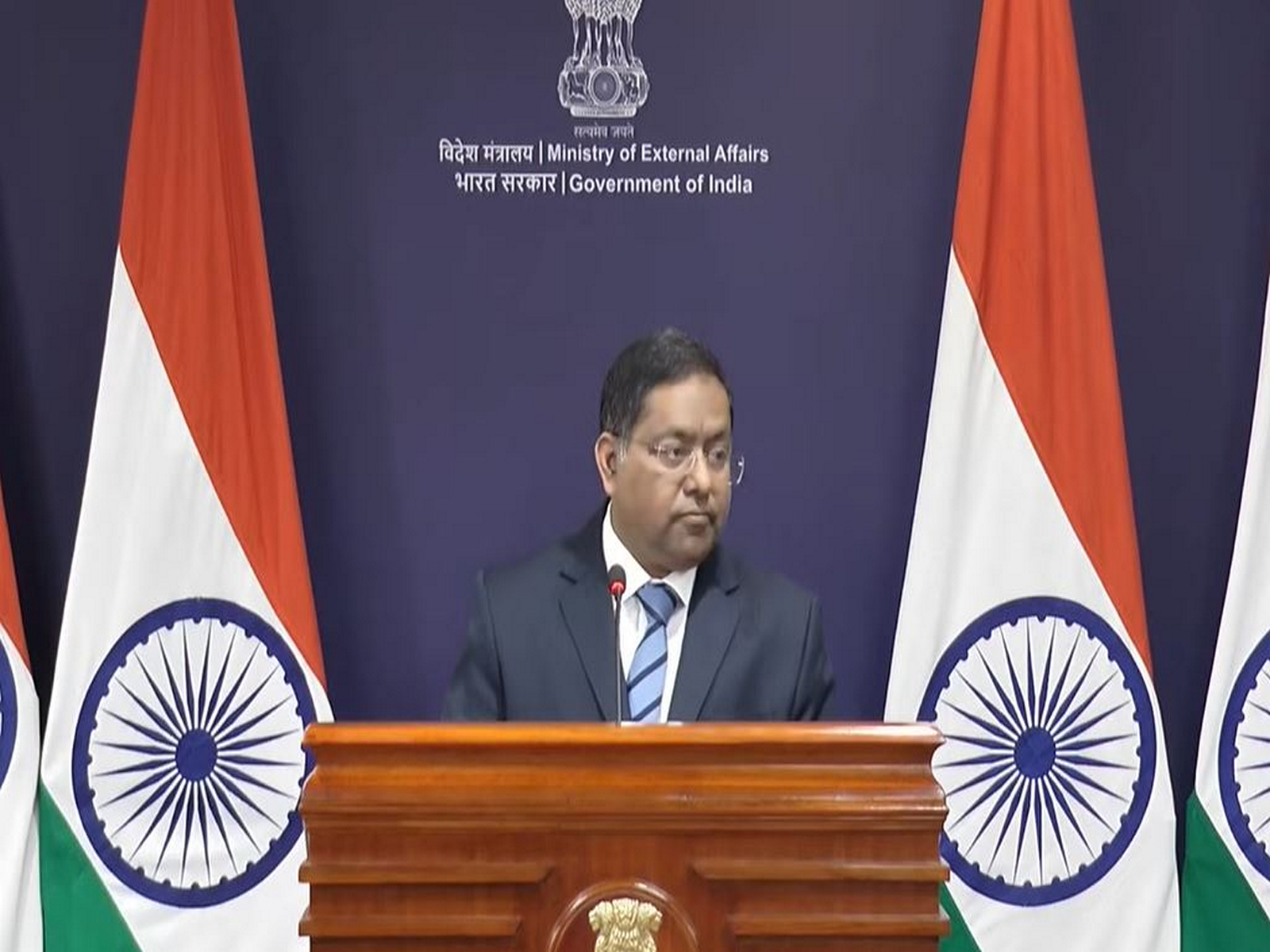 MEA Spokesperson Randhir Jaiswal (Photo/Youtube@MEAIndia)