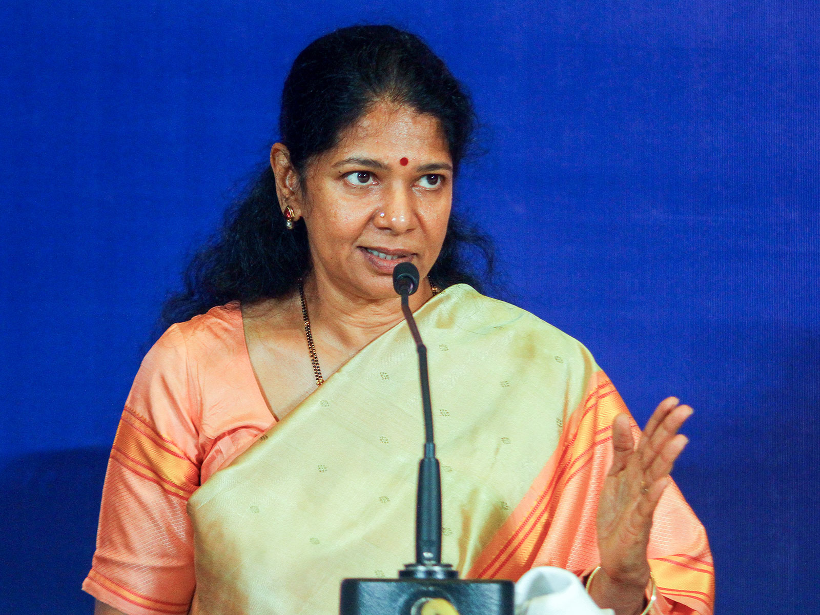 DMK MP Kanimozhi (File Photo/ANI)