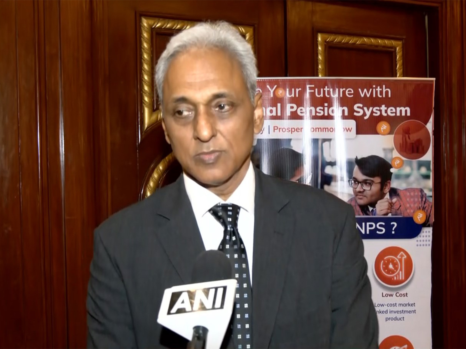 Chairman, Pension Fund Regulatory and Development Authority (PFRDA), Sivasubramanian Ramann (Photo/ANI)