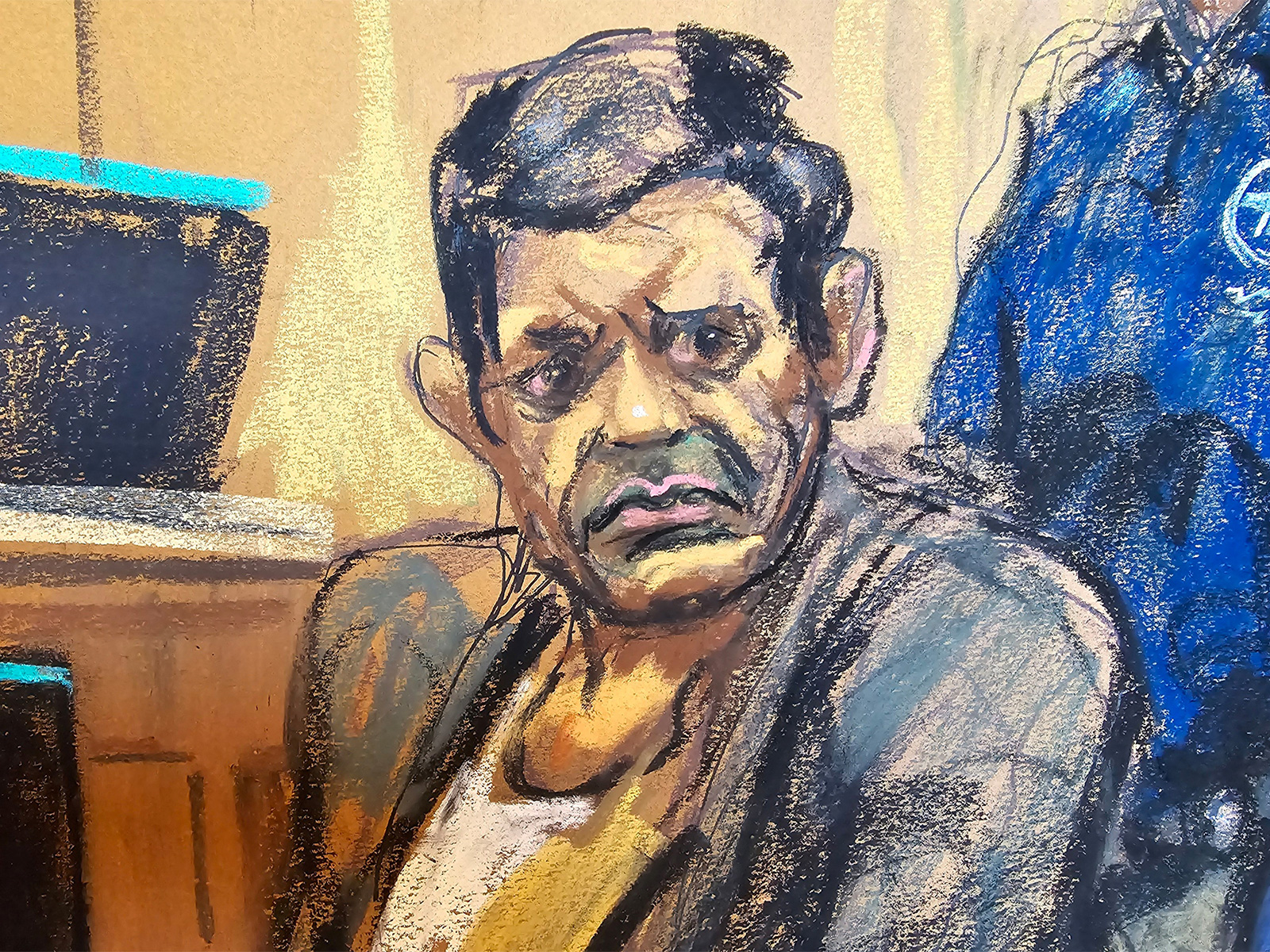 Nikhil Gupta appears in federal court after his extradition from the Czech Republic, in New York City, US on June 17, 2024 in this courtroom sketch (Photo/Reuters) Nikhil Gupta appears in federal court after his extradition from the Czech Republic, in New York City, US on June 17, 2024 in this courtroom sketch (Photo/Reuters)